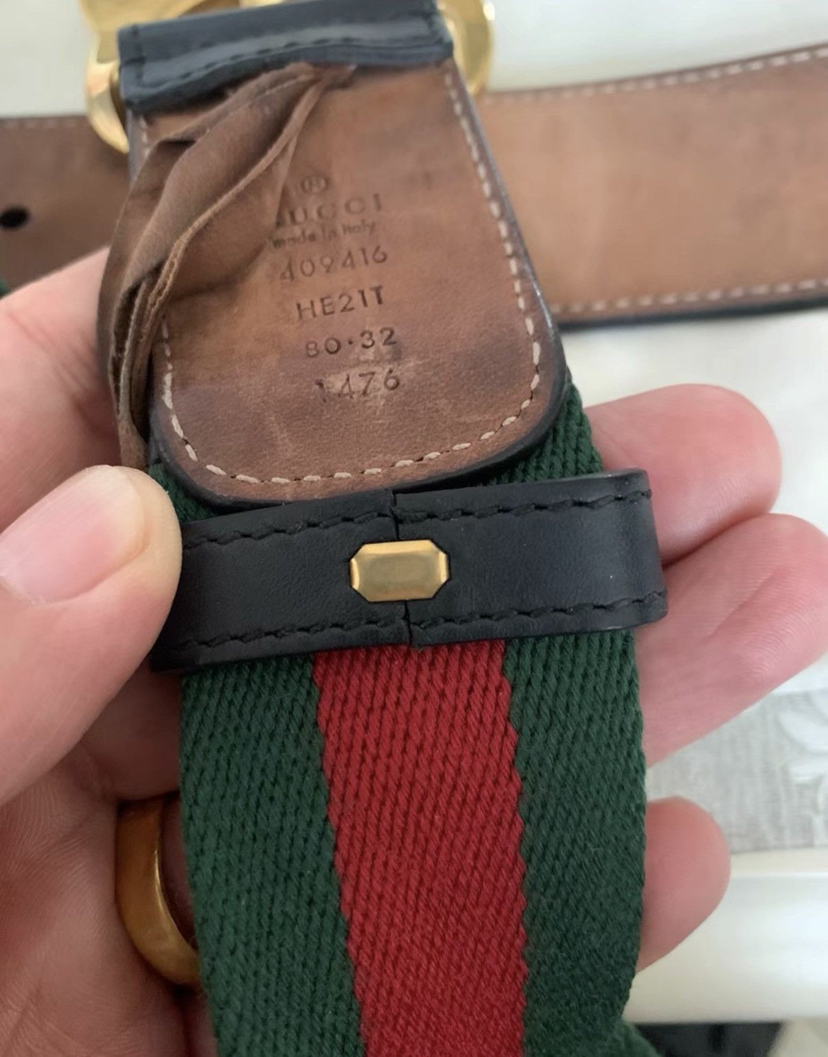Gucci Gucci Genuine Leather Belt K16 Size ONE SIZE - 4 Thumbnail