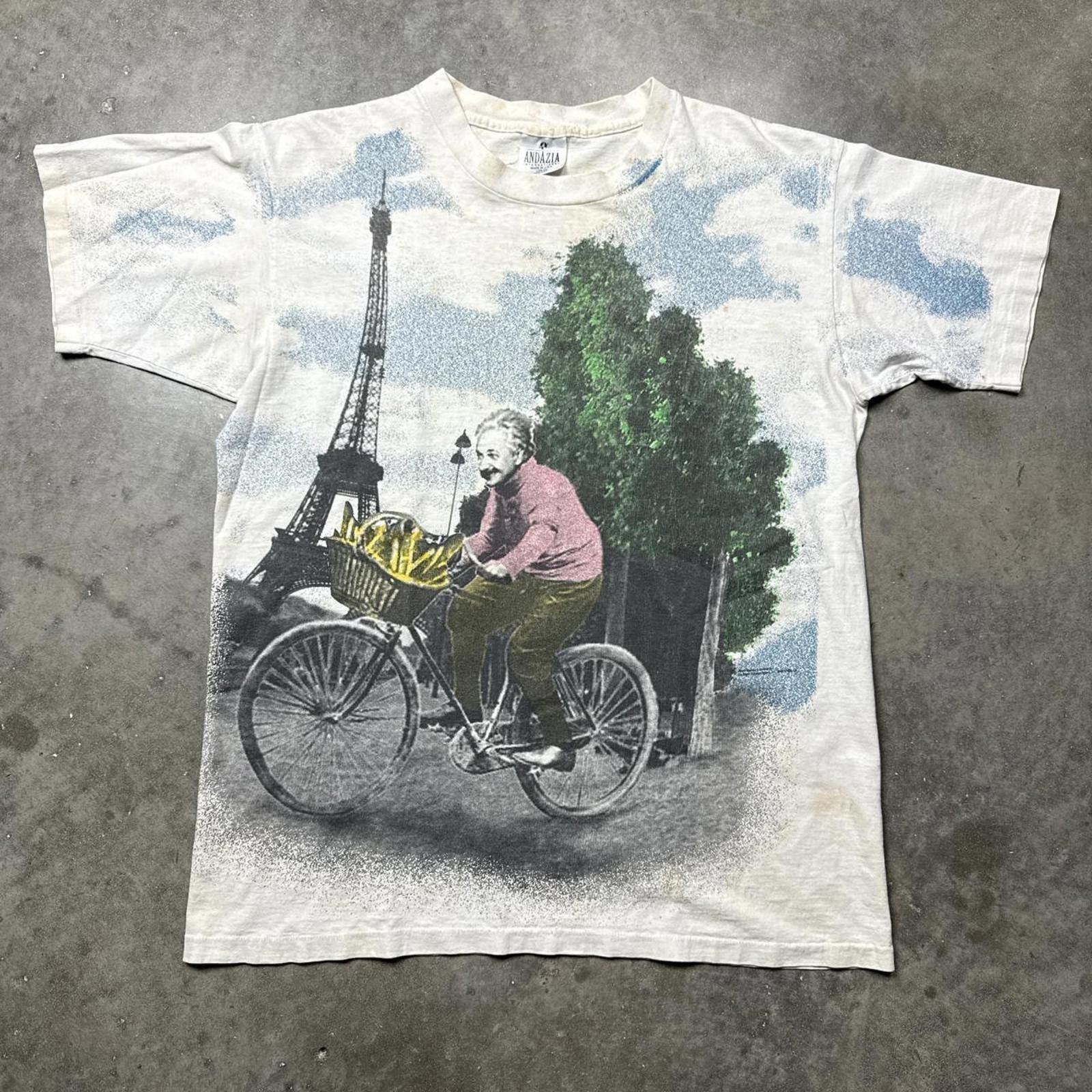 Other Albert Einstein Vintage 1990's Single Stitch Graphic T-Shirt Size US L / EU 52-54 / 3 - 1 Thumbnail