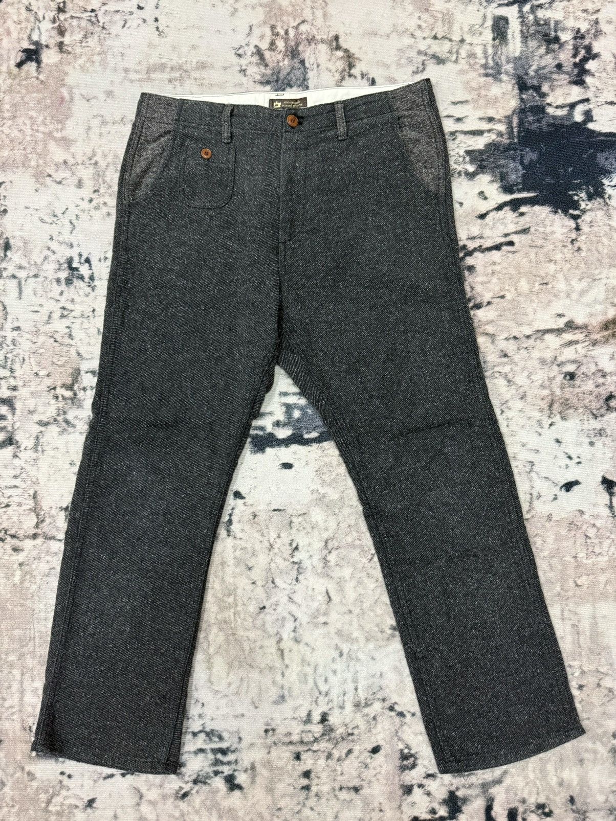 Edition Japan × Japanese Brand Mc Apache Fabrique Au Japon Wool Casual Pants Size US 34 / EU 50 - 3 Thumbnail
