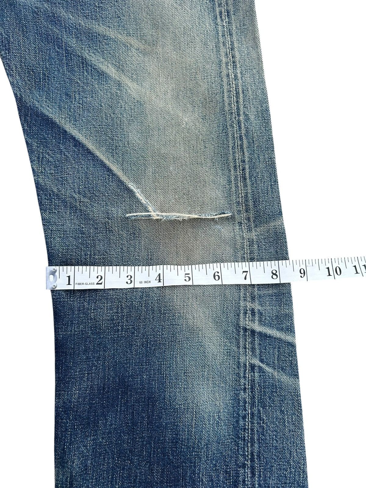 Kapital Vintage Full Count Selvedge Distressed Repair Denim Jeans Size US 30 / EU 46 - 23 Thumbnail