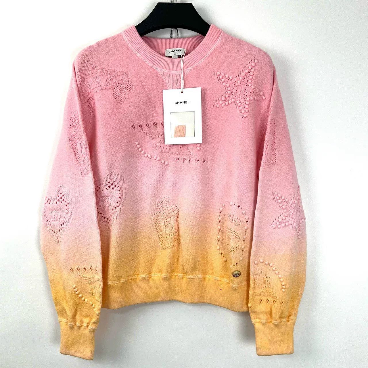 Chanel Chanel 24C Pink Orange Gradient Sweatshirt Size US S / EU 44-46 / 1 - 1 Thumbnail