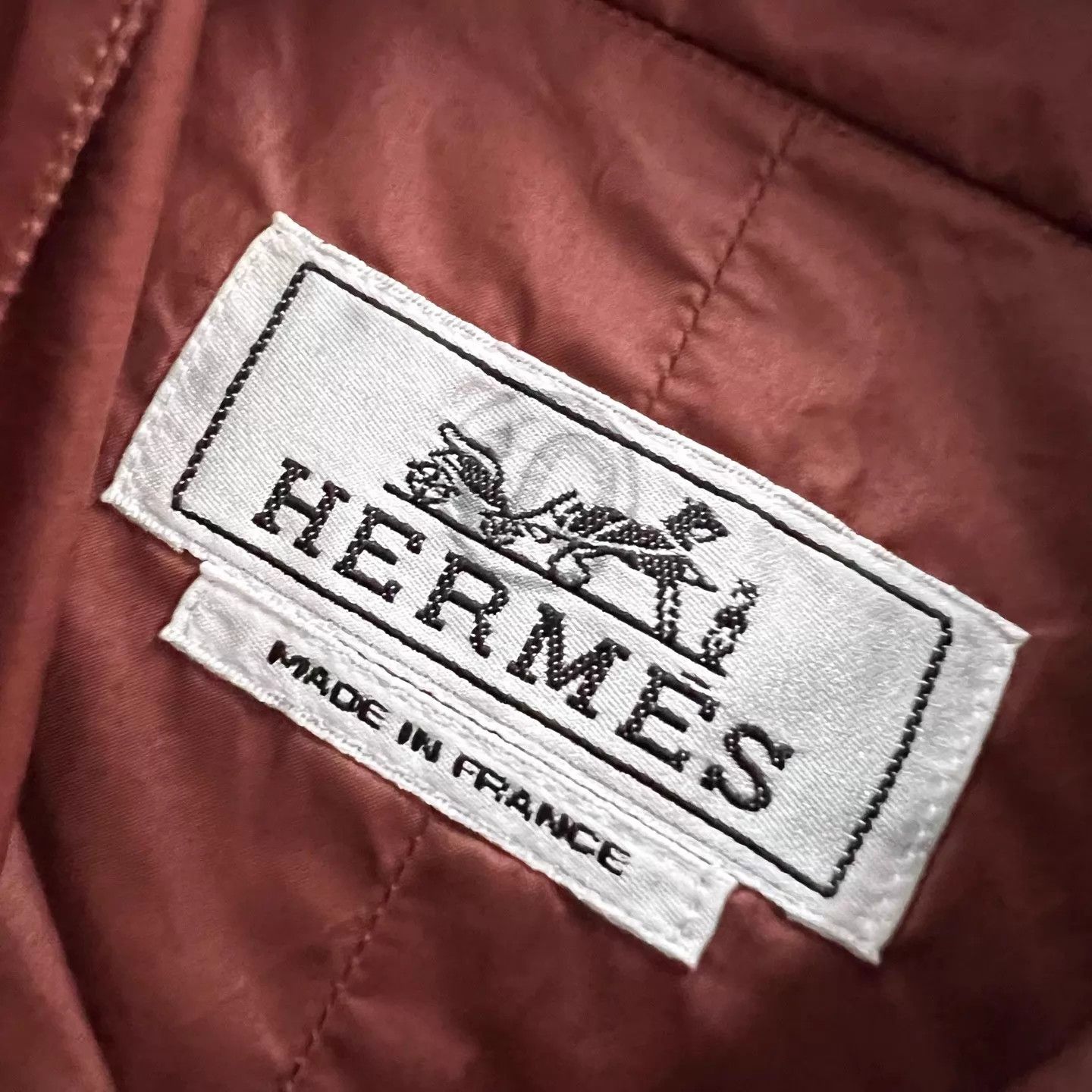 Hermes HERMES rust brown turtleneck shirt 39 Size US M / EU 48-50 / 2 - 2 Thumbnail