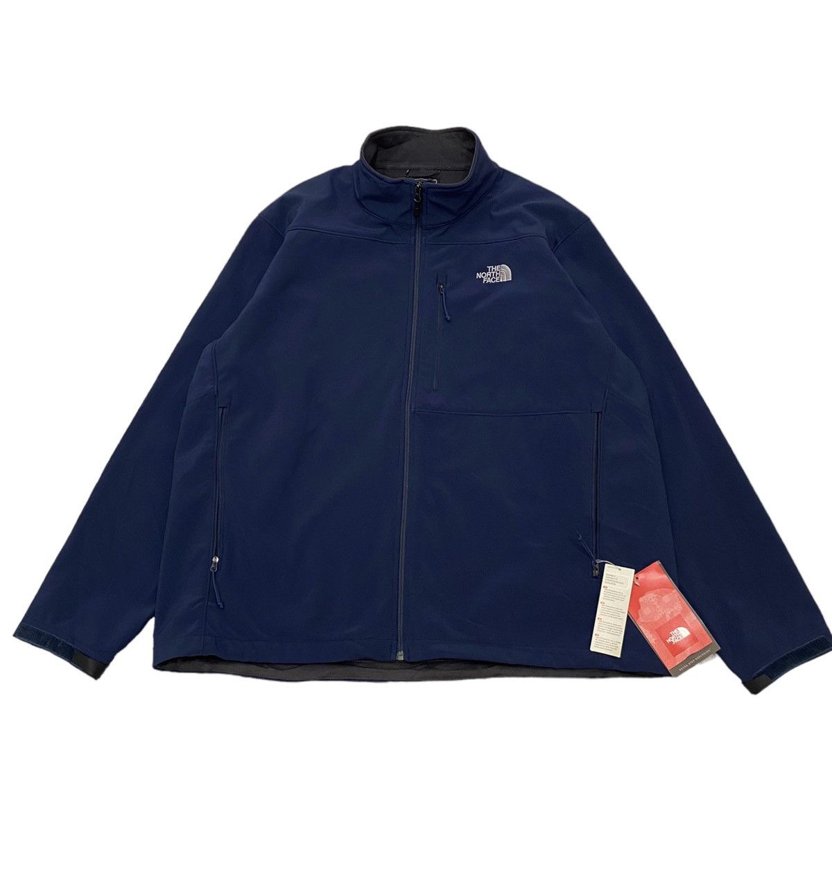 image of The North Face Apex Bionic Soft Shell Jacket Navy Blue Nwt, Men's (Size 2XL)