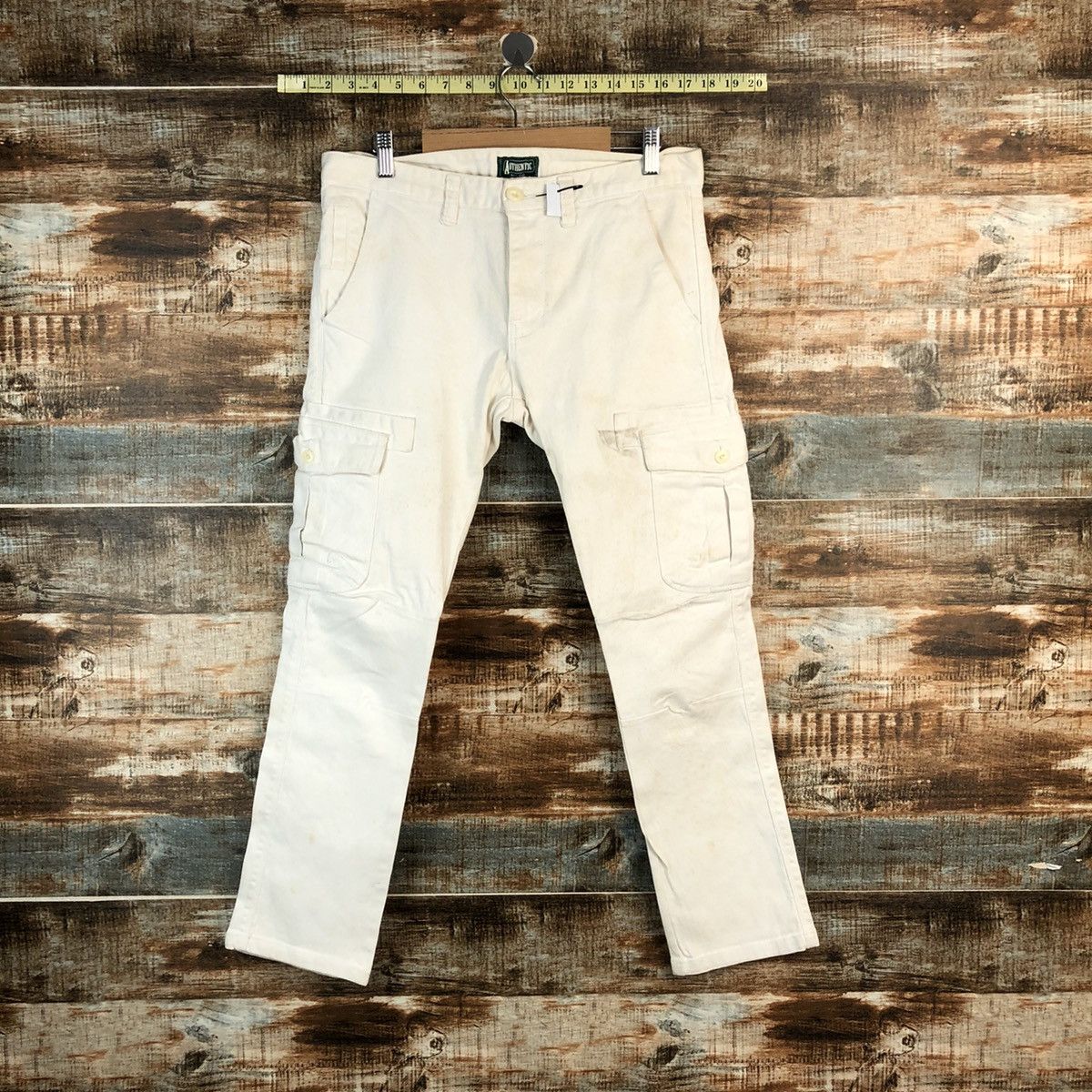 Vintage Authentic White utility tactical cargo vintage Pants #A2384 Size US 31 - 1 Thumbnail