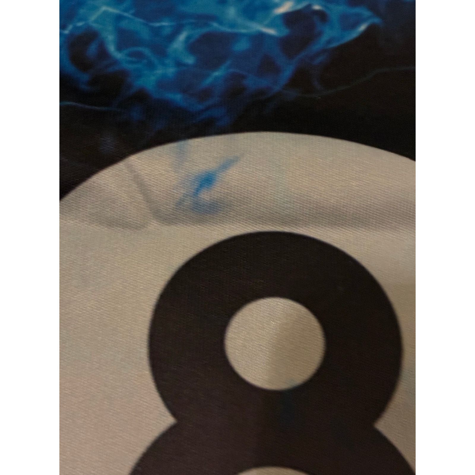 The Unbranded Brand 8 Ball Jersey Size Large Black & Baby Blue Size US L / EU 52-54 / 3 - 8 Thumbnail