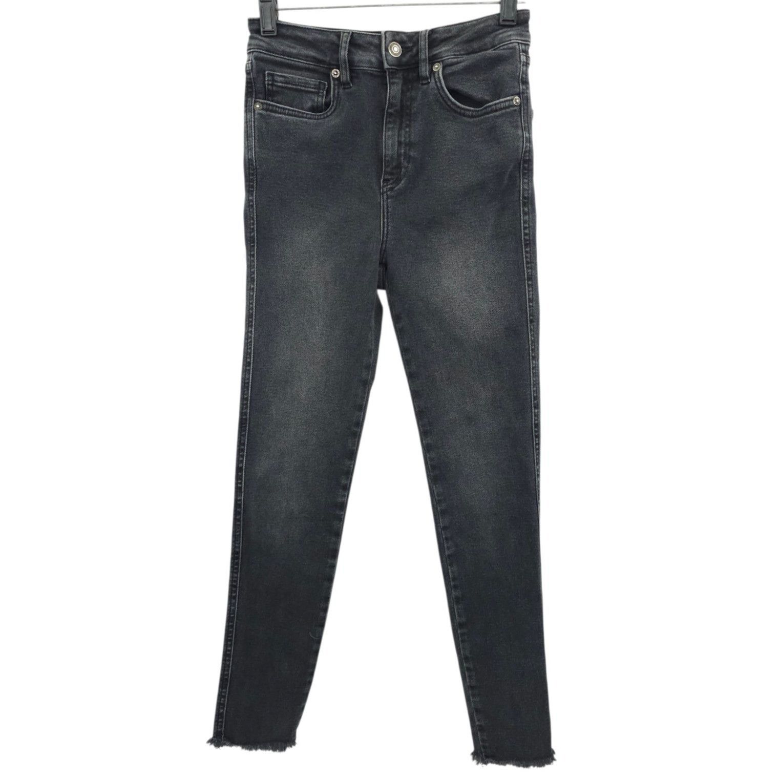 Free People We The Free People Jeans 26 High Rise Skinny Raw Hem Washed Size 24" / US 00 / IT 34 - 1 Thumbnail