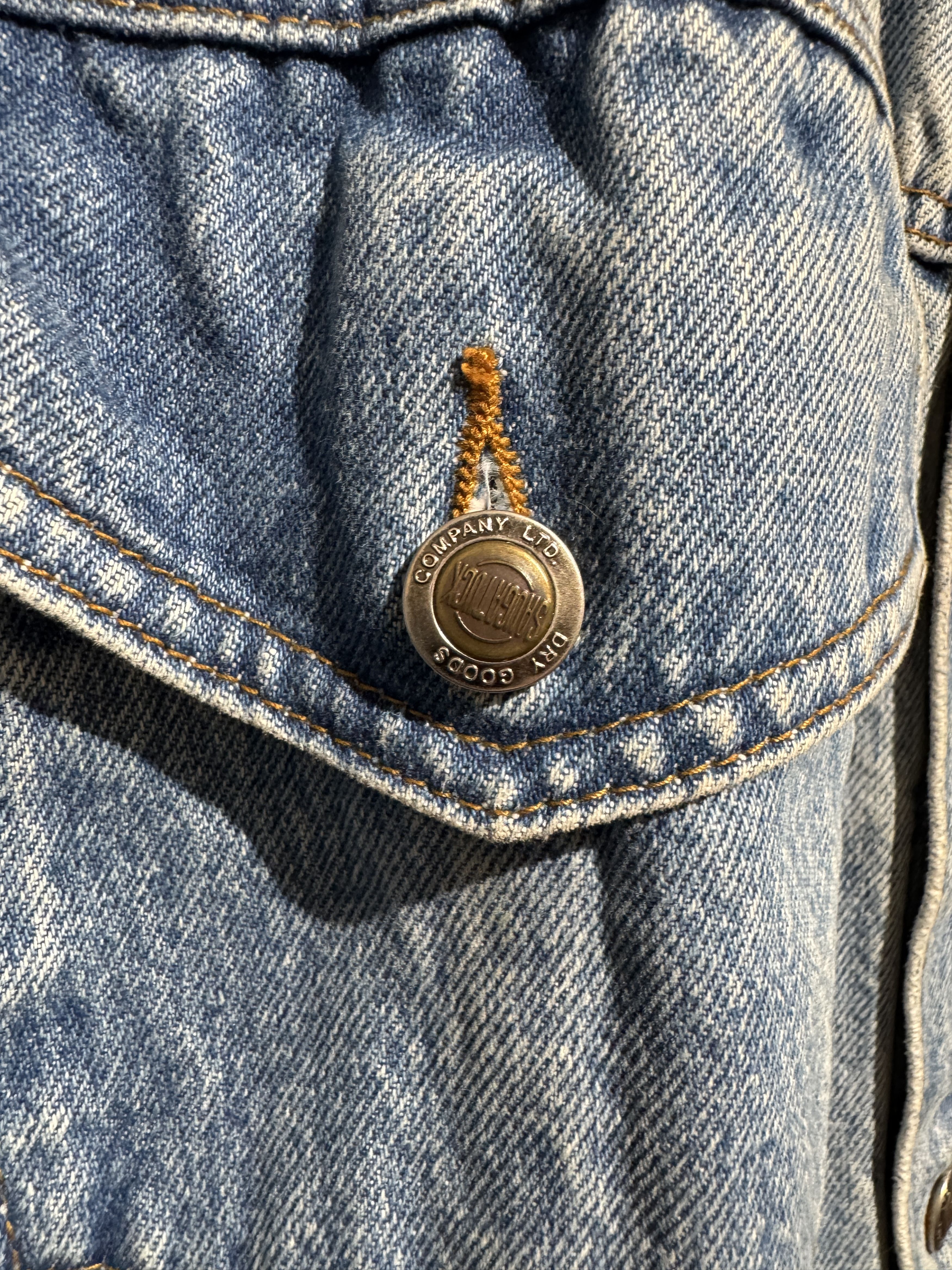 Vintage Vintage Saugatuck Dry Goods Co. Denim Jacket – Light Wash Size US XL / EU 56 / 4 - 5 Thumbnail