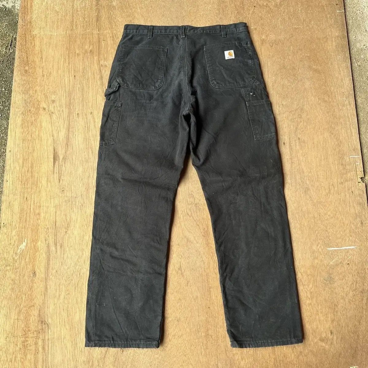 Carhartt SUPER SICKS🔥CARHARTT VTG DOUBLE KNEE WORKWEAR FLANNEL LINNED Size US 34 / EU 50 - 15 Thumbnail