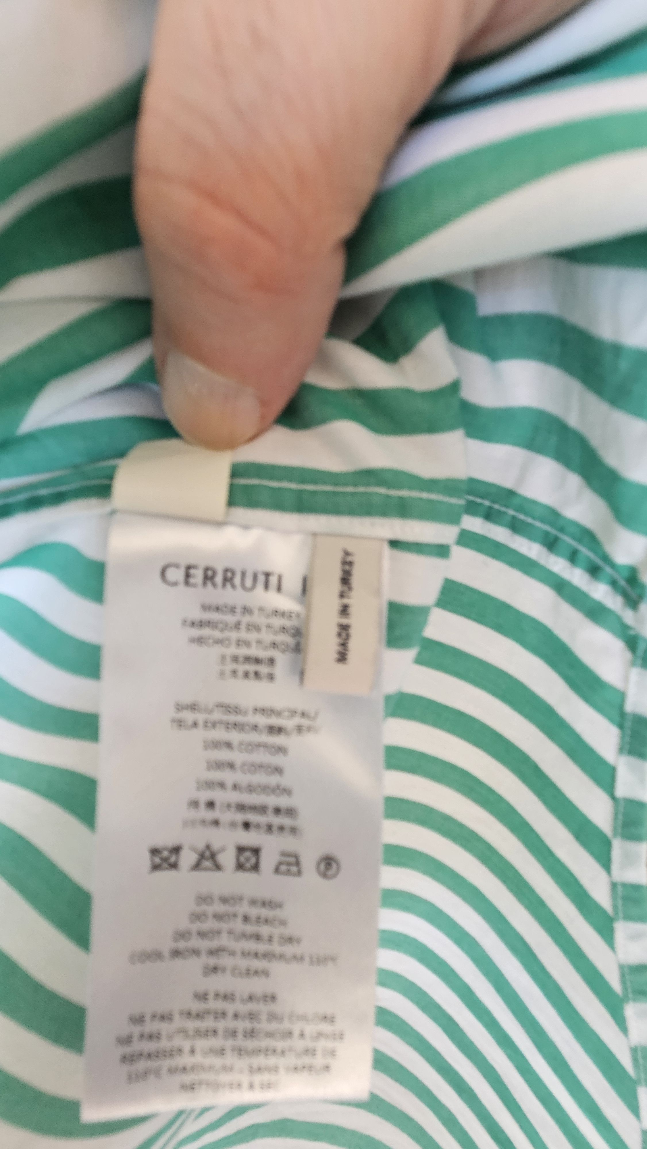 Cerruti 1881 Cerruti short sleeve shirt Size US M / EU 48-50 / 2 - 4 Thumbnail