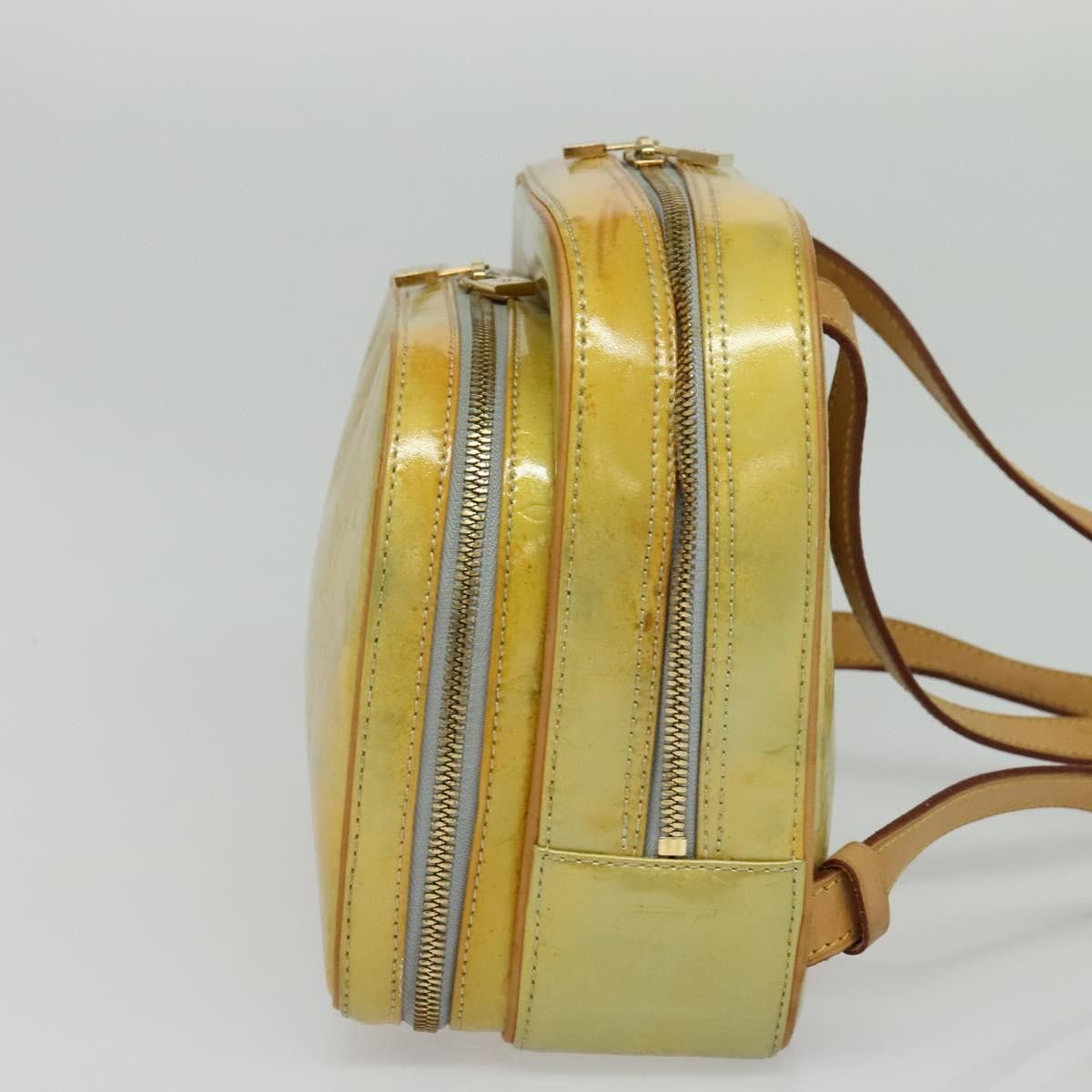 Louis Vuitton LOUIS VUITTON Monogram Vernis Marley Backpack Gris M91038 Size ONE SIZE - 4 Thumbnail