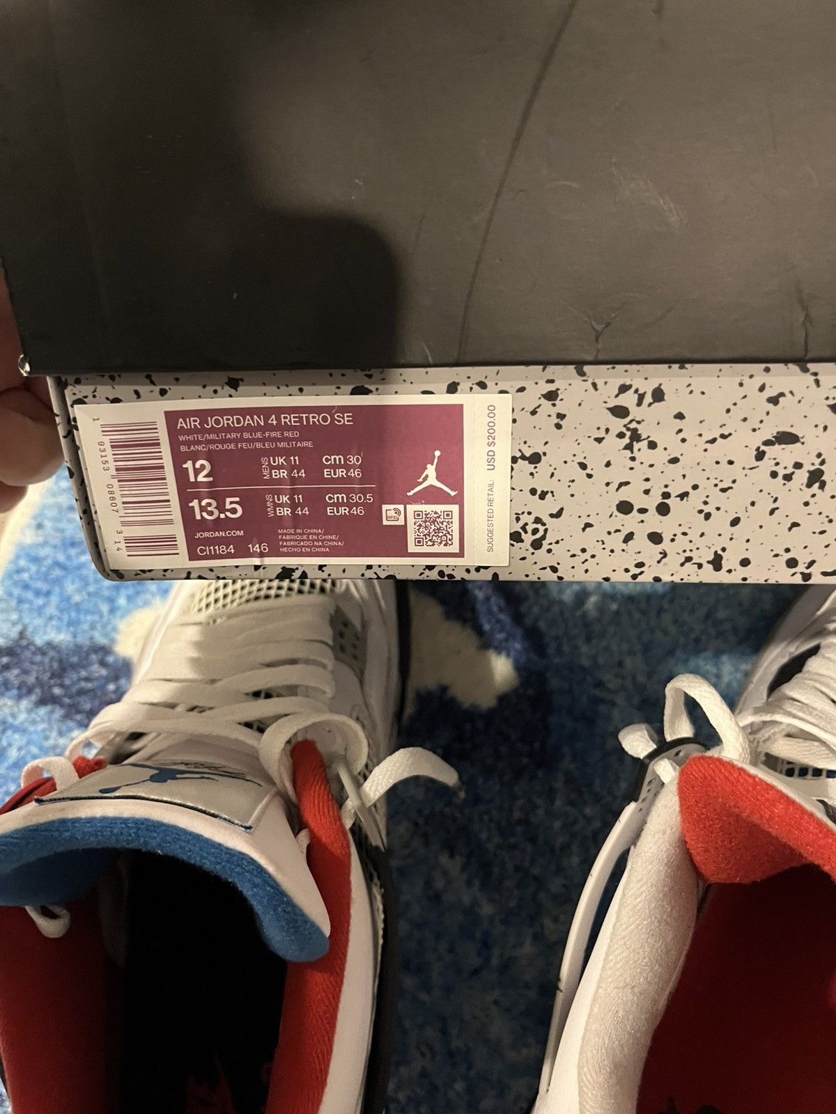 Jordan Brand Jordan 4 what the last sale 489$ Size US 12 / EU 45 - 6 Thumbnail