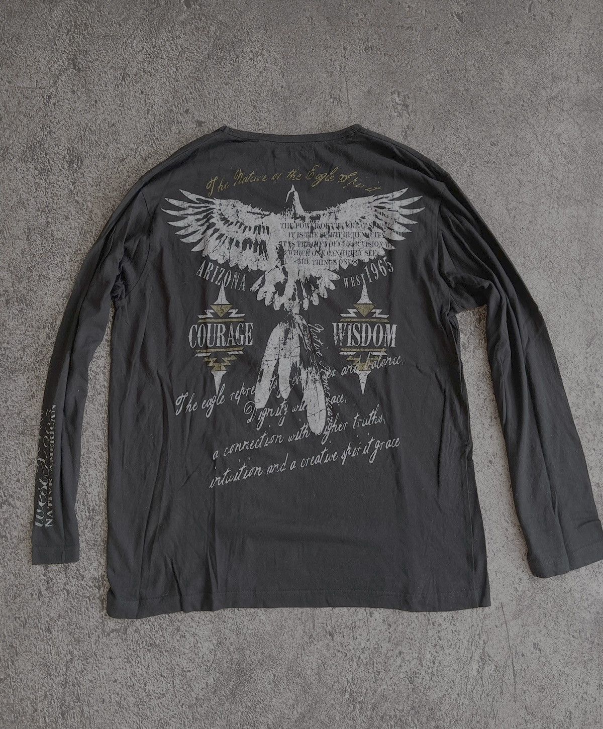Japanese Brand Y2K Jeaning Wild Arizona ifsixwasnine long sleeve Size US XL / EU 56 / 4 - 3 Thumbnail