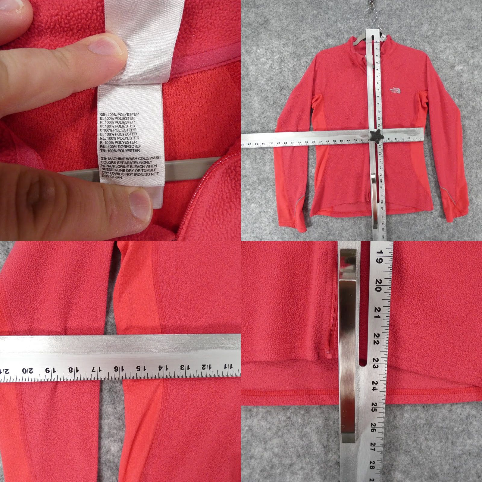The North Face The North Face Jacket Womens Medium Flight Series Pink Fleece Full Zip Size M / US 6-8 / IT 42-44 - 8 Thumbnail