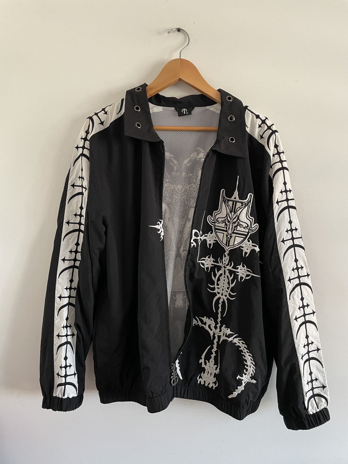 Drop Dead Clothing EMBROIDERED 2 LAYER NYLON JACKET Size US L / EU 52-54 / 3 - 4 Thumbnail