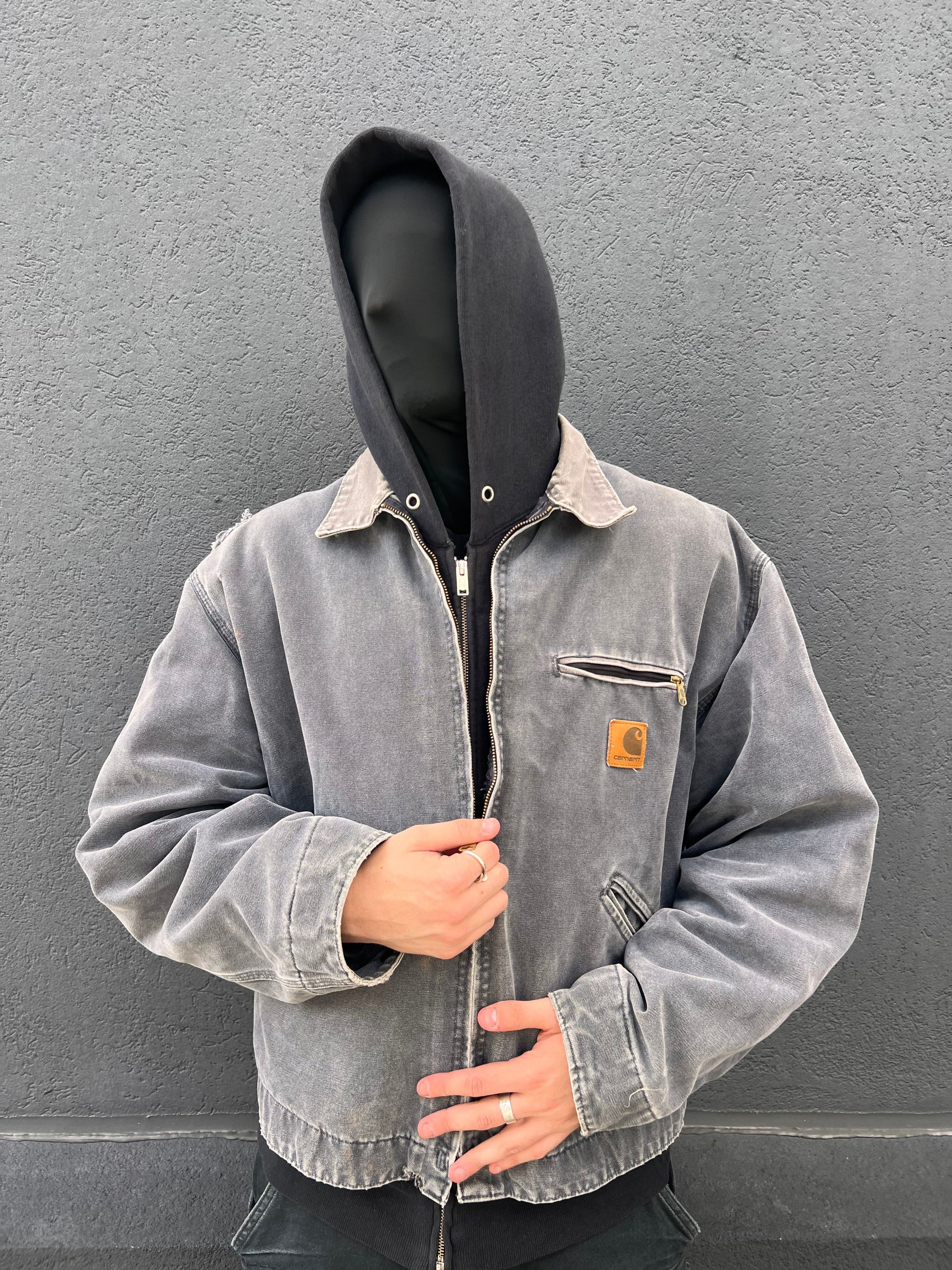 Carhartt Faded Black J97 Carhartt Detroit Work Jacket - XXL (boxy) Size US XXL / EU 58 / 5 - 1 Thumbnail