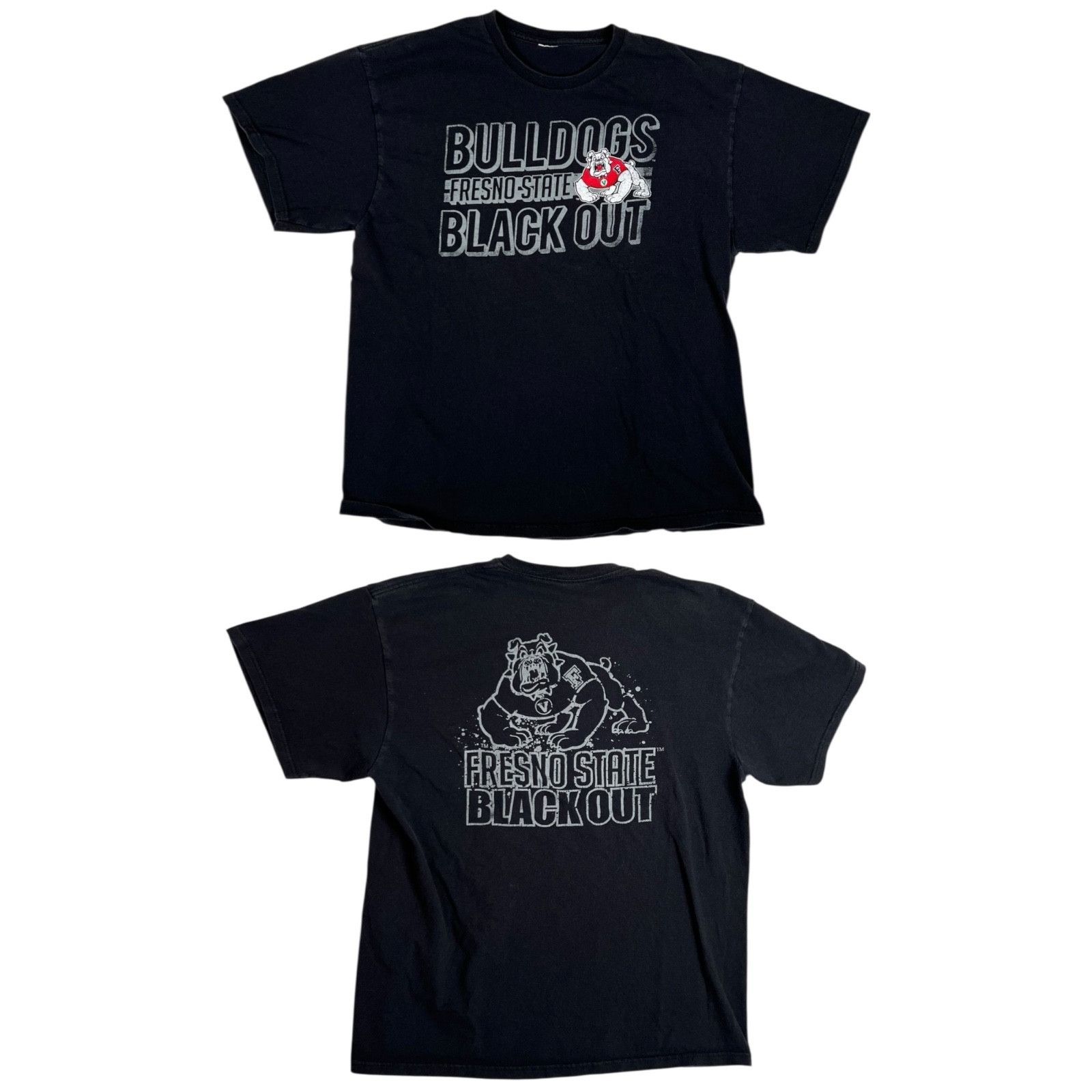 Gildan Vintage Fresno State Bulldogs T-Shirt Size Large Double Sid Size US L / EU 52-54 / 3 - 1 Thumbnail