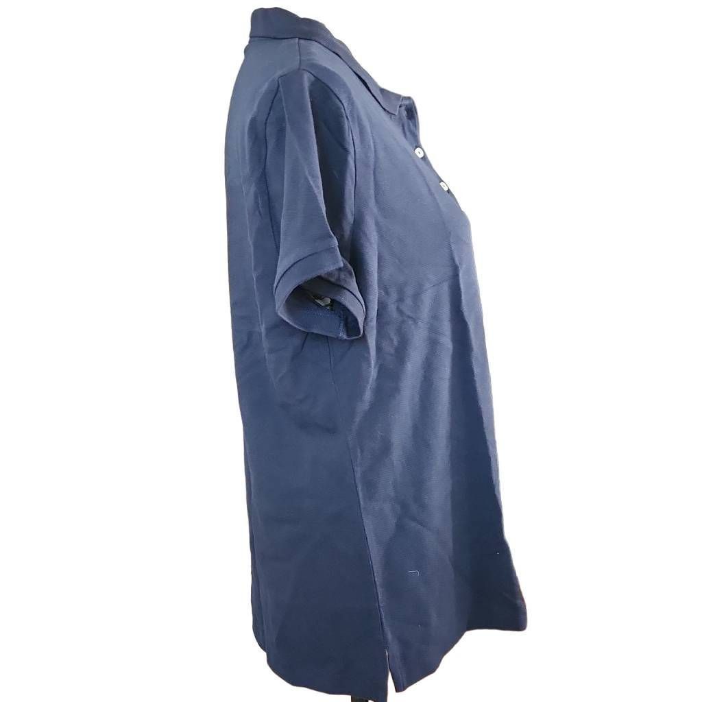 Nautica Nautica Women's Size XL Navy Short Sleeve Polo Shirt Size XL / US 12-14 / IT 48-50 - 4 Thumbnail