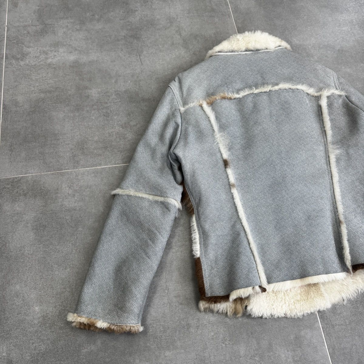 Dolce & Gabbana Dolce & Gabbana Shearling Sheepskin Leather Jacket Fur Trim Size S / US 4 / IT 40 - 21 Thumbnail