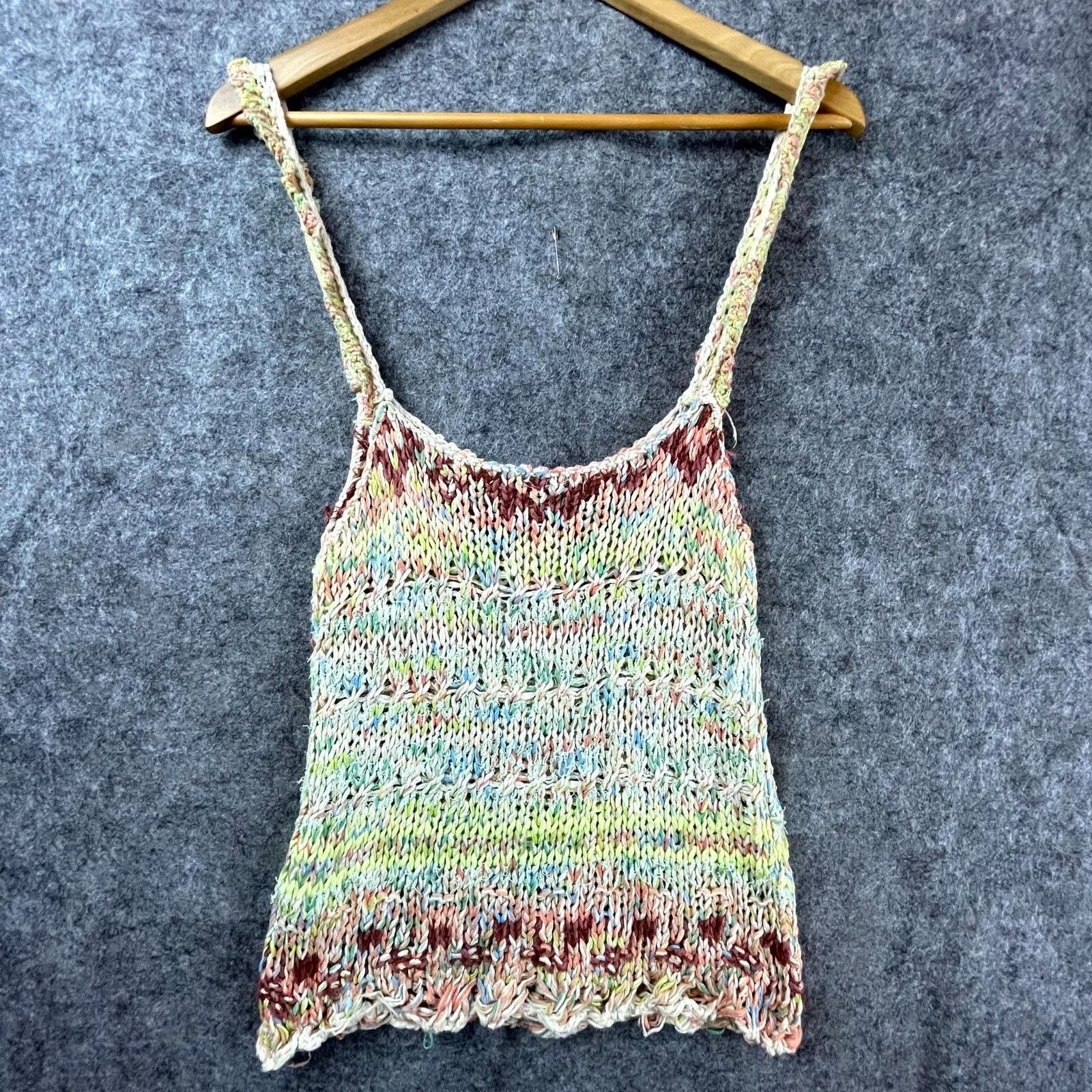 Free People Free People Palmetto Tank Womens Small Crochet Candied Dream Size S / US 4 / IT 40 - 3 Thumbnail