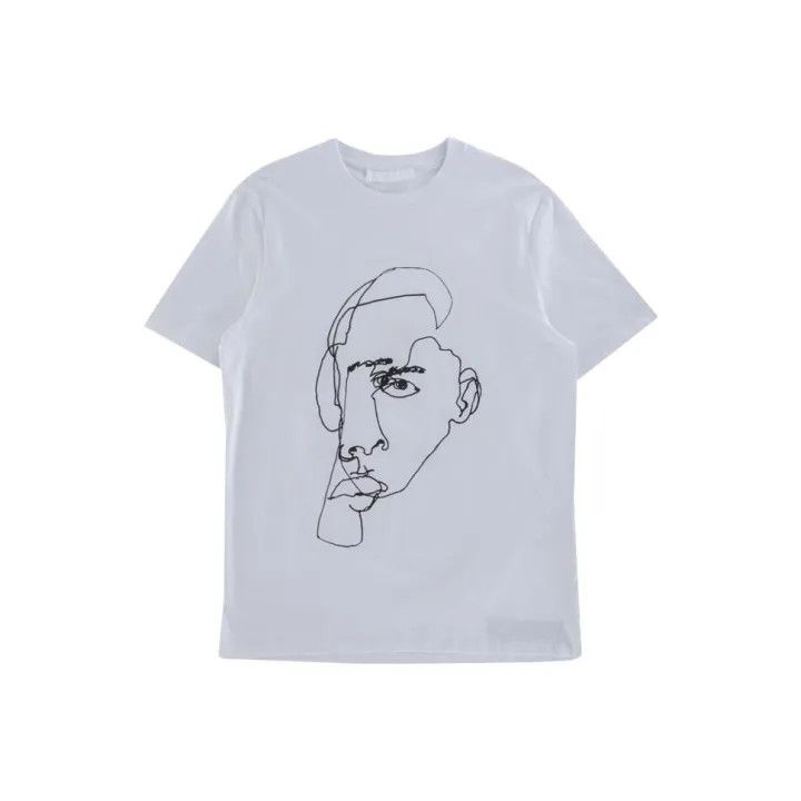 Neil Barrett Abstract Graphic T-shirt for Men 0079