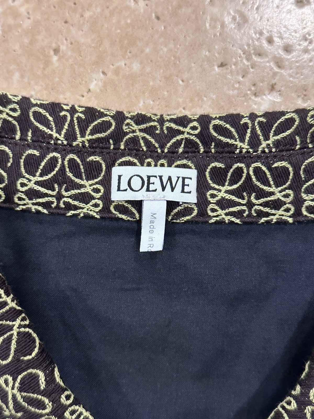 Loewe Loewe Monogram Anagram Jacquard Zip Up Jacket Size US XXL / EU 58 / 5 - 11 Thumbnail