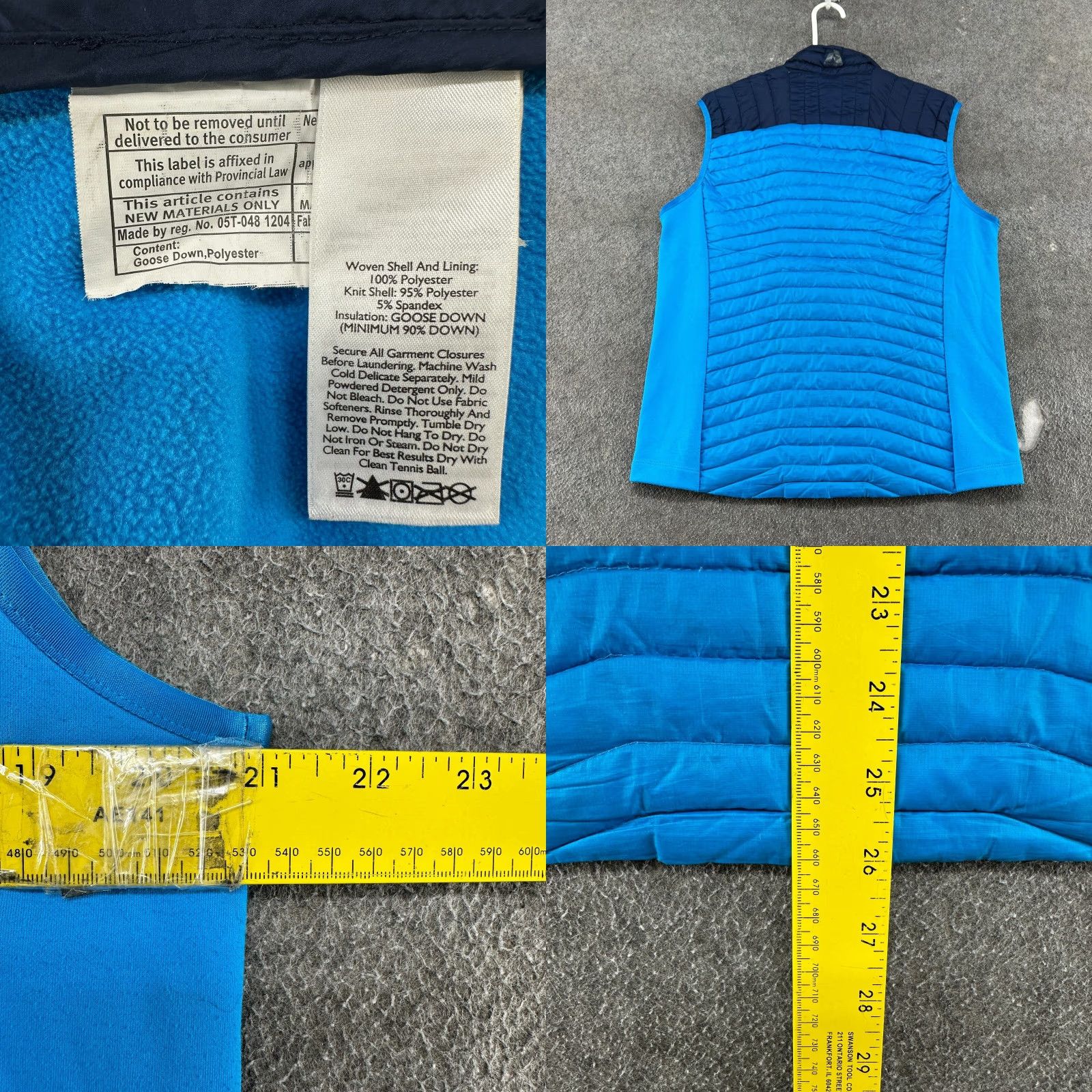 Eddie Bauer Eddie Bauer Vest Mens M Blue Puffer Goose Down 800 Full ZipStorm First Ascent 90s Regular Men Down Size US M / EU 48-50 / 2 - 8 Thumbnail