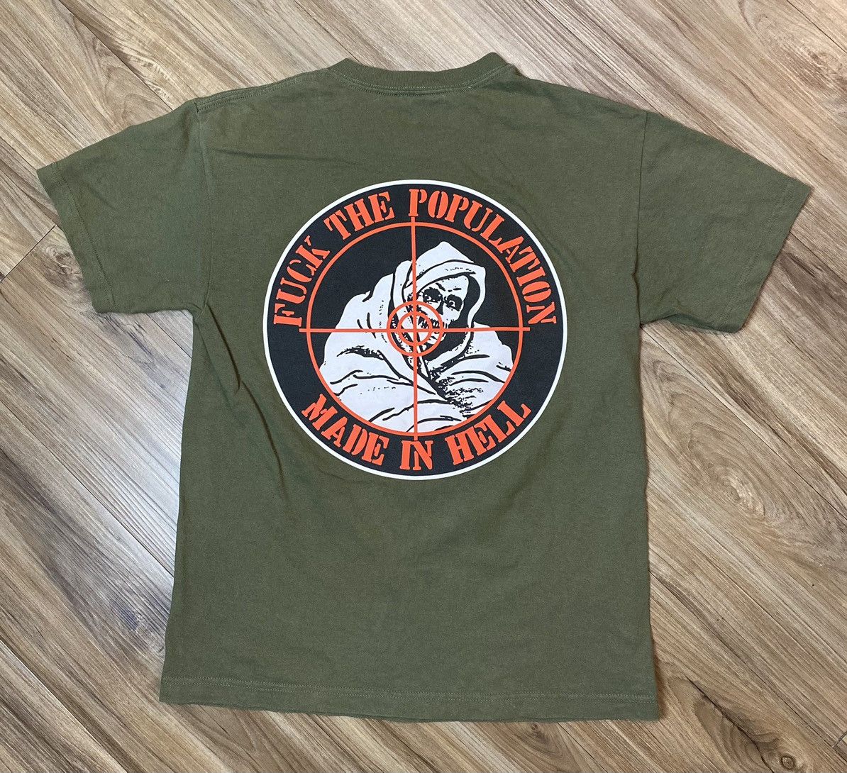 Fuck The Population FTP Made In Hell Tee Size US M / EU 48-50 / 2 - 1 Thumbnail
