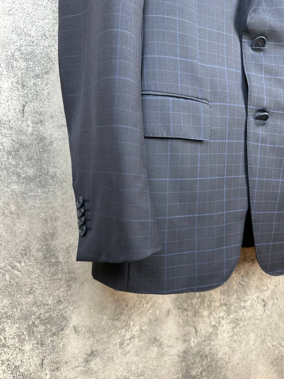Ermenegildo Zegna RRP €2.500 Emenegildo Zegna "Mila" Abito Suit Wool Check Size 46R - 12 Thumbnail