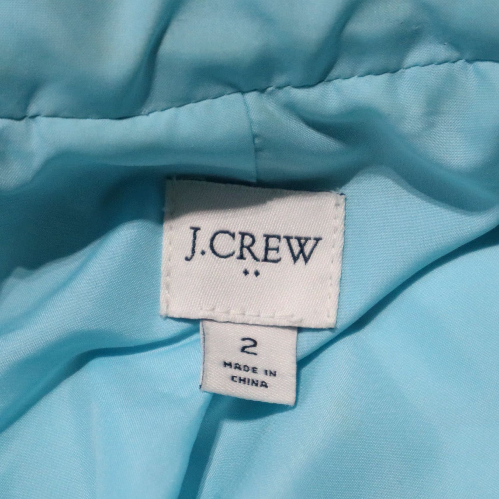 J.Crew J.CREW Parka Jacket Women's Size 2 Hip Length Wool Blend Blue Hooded Zip Up Pockets 90s Fashion Mens? Womens? Size XS / US 0-2 / IT 36-38 - 5 Thumbnail