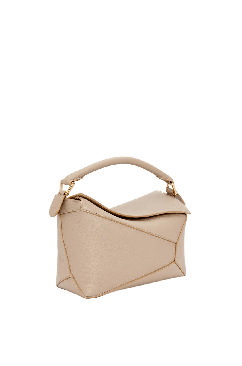 Loewe New LOEWE Puzzle Small Sand Grained Leather Handbag Size ONE SIZE - 4 Thumbnail