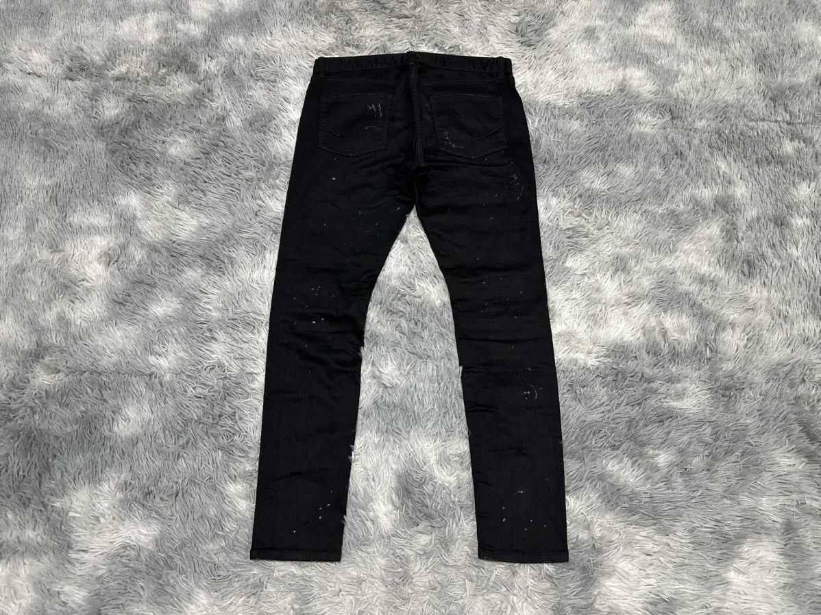 GOSTAR DE FUGA 🔥Y2K Archived Gostar De Fuga Grunge Distressed Black Denim Size US 32 / EU 48 - 8 Thumbnail
