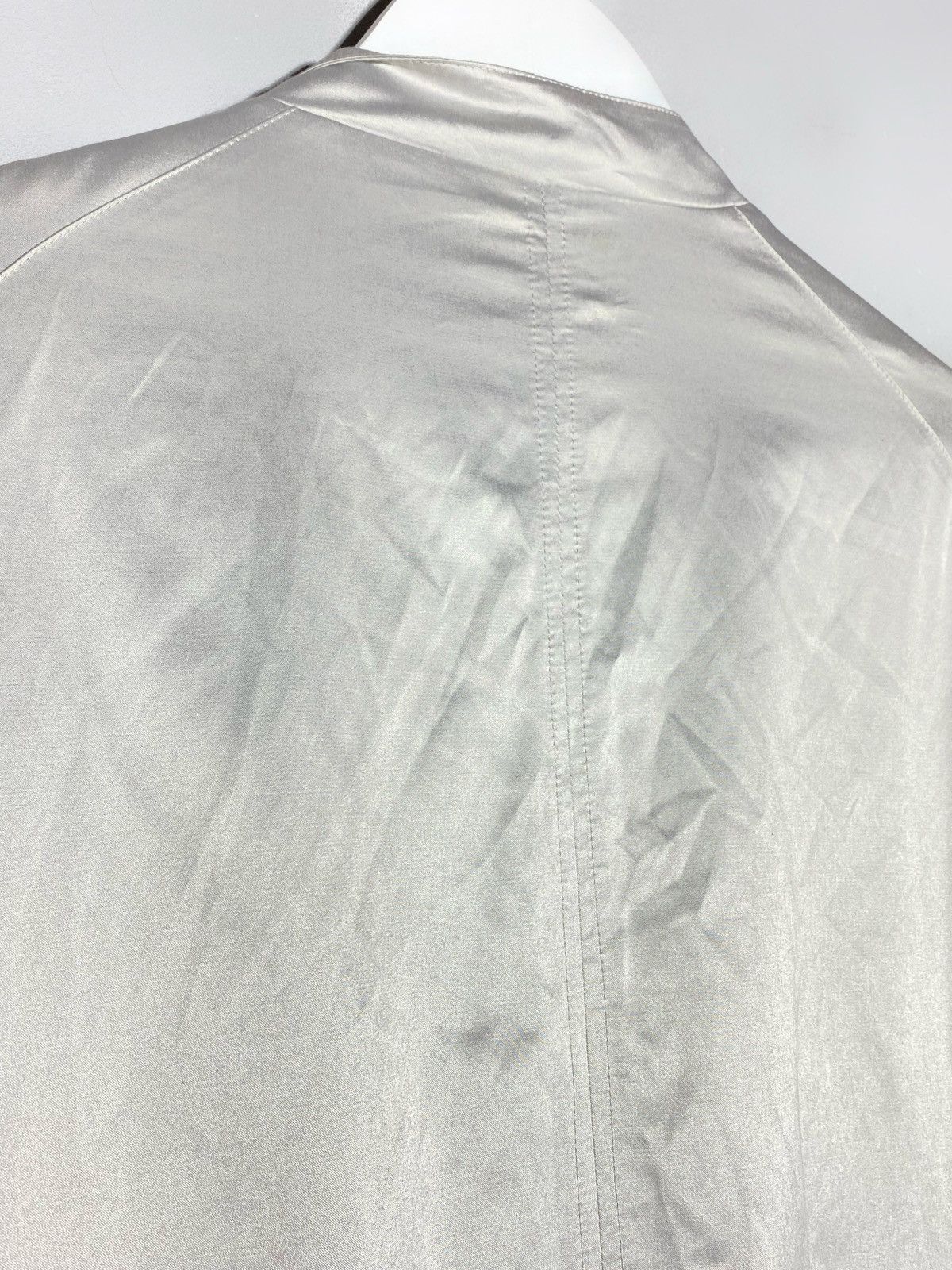 Allsaints All Saints A/W 2007 Silver Channel Bomber Jacket Size US L / EU 52-54 / 3 - 16 Thumbnail
