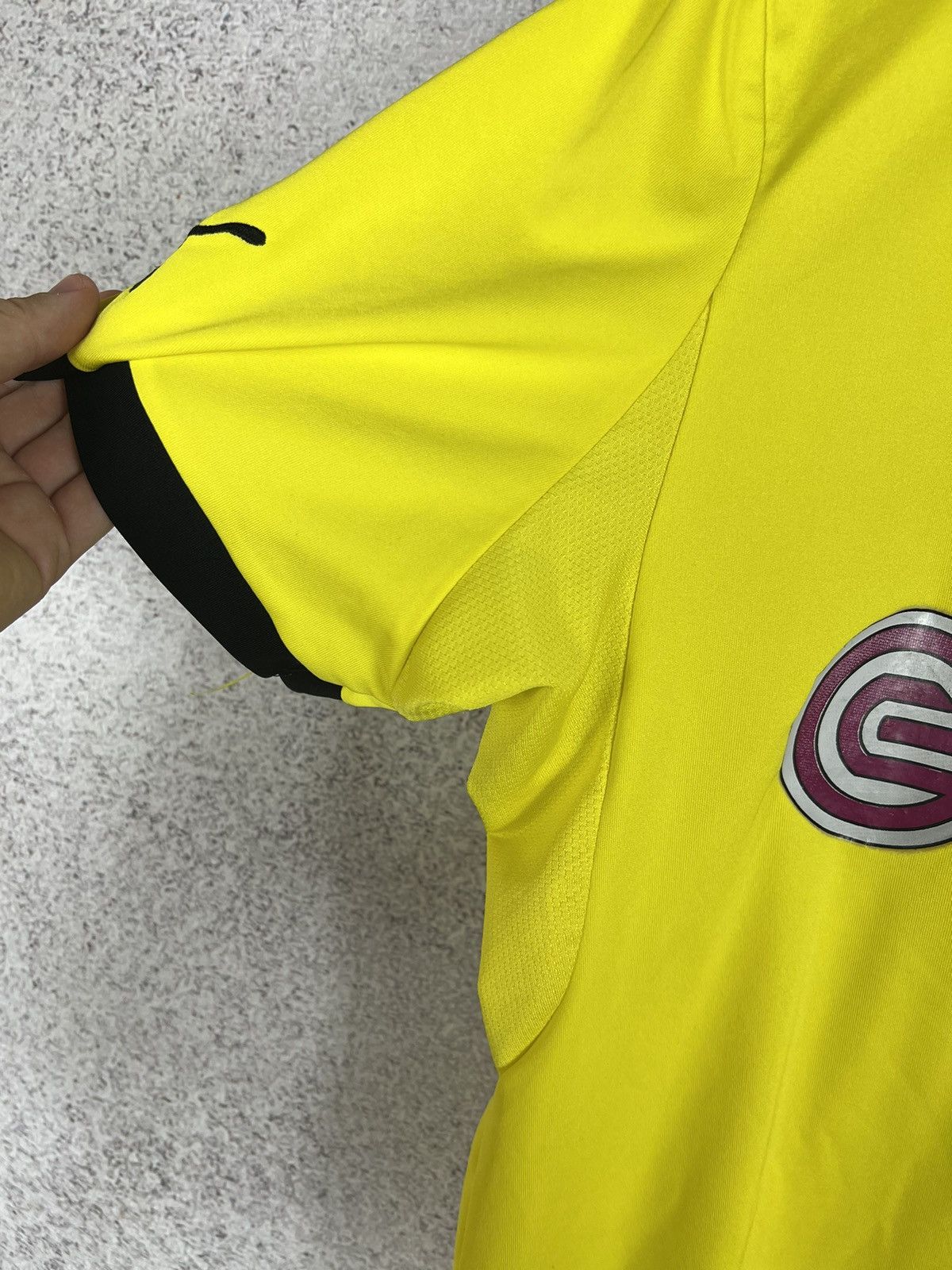 Puma Vintage Borussia Dortmund Puma 2012 Home Soccer Jersey Shirt Size US XL / EU 56 / 4 - 7 Thumbnail