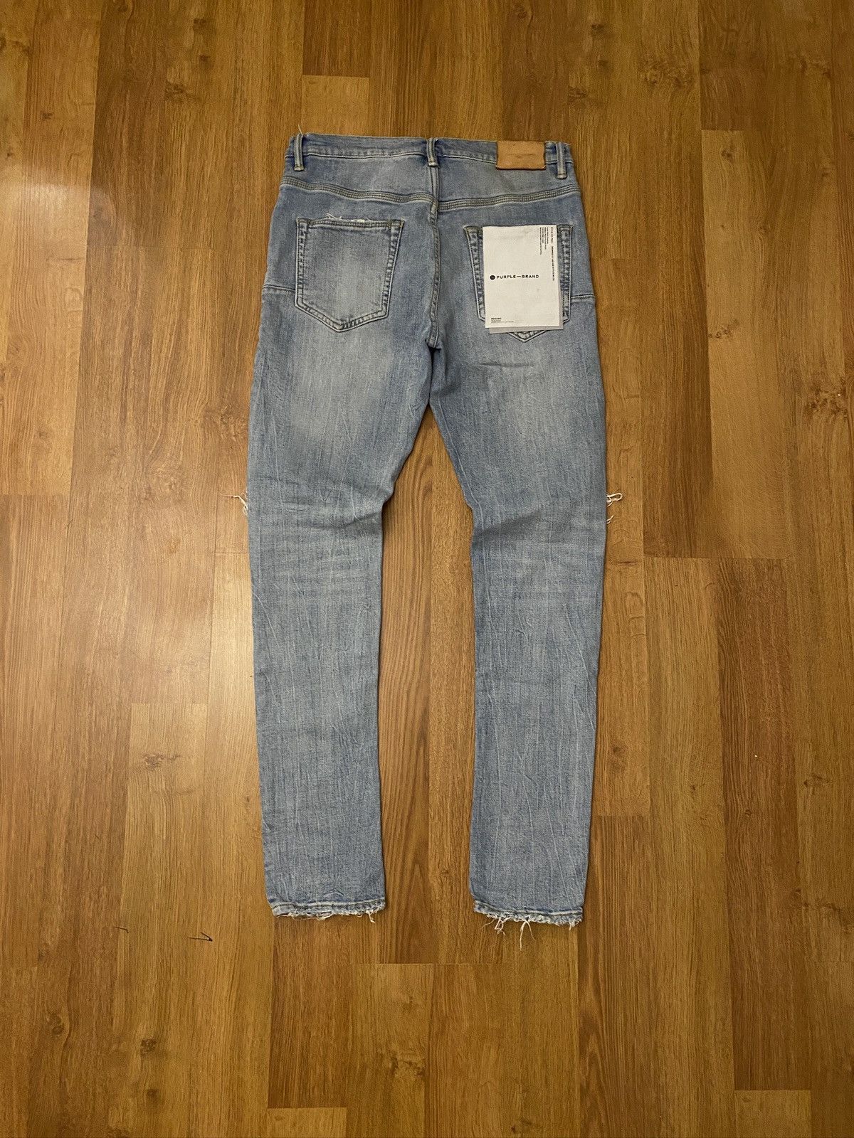 Purple Brand Purple Brand Jeans P0002 Indigo Blowout Size US 31 - 1 Thumbnail