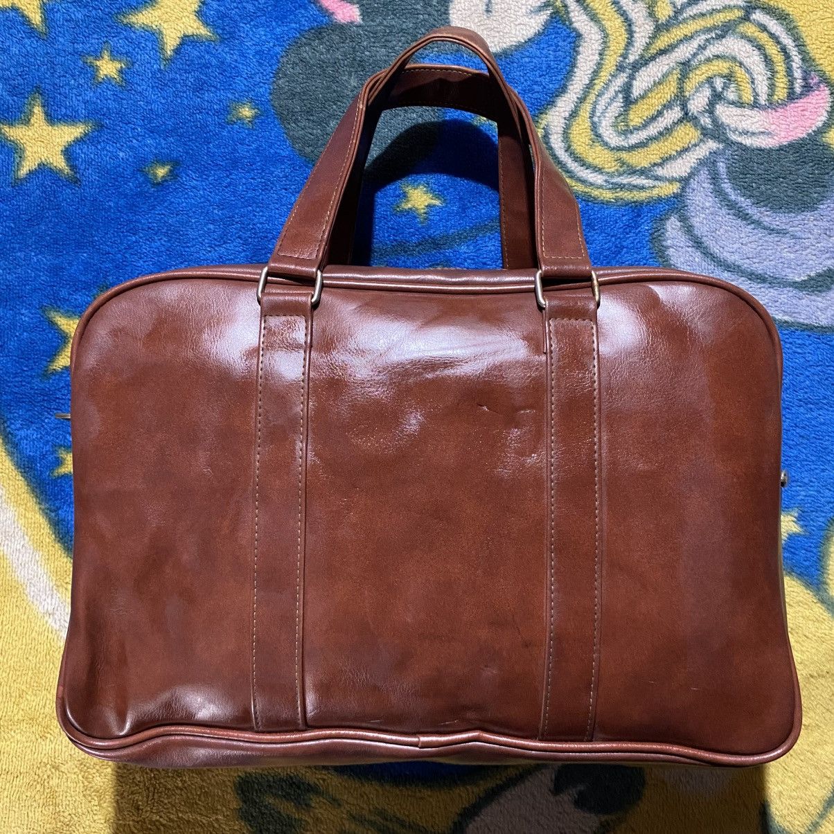 Adidas Vintage Adidas Leather Gym Bag Size ONE SIZE - 3 Thumbnail