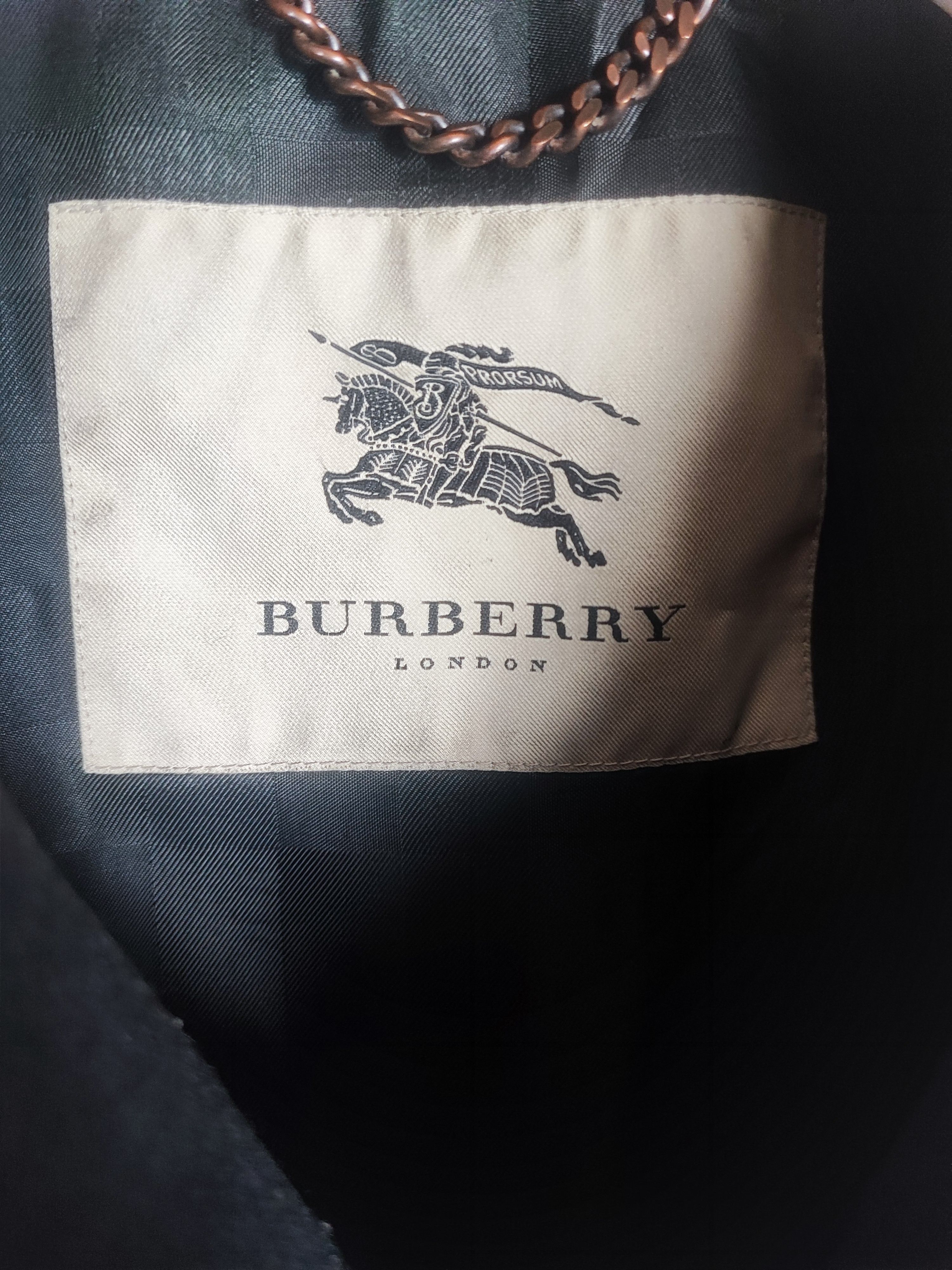 Burberry 🔥 Burberry Coat Size XL Black🔥 Size US XL / EU 56 / 4 - 3 Thumbnail