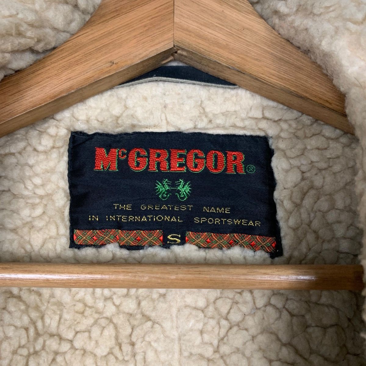McGregor Vintage 90’s McGREGOR Sherpa Coat Jacket #2284-C101 Size US S / EU 44-46 / 1 - 16 Thumbnail