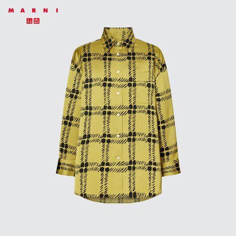 Marni × Uniqlo UniQlo x Marni Oversized Buton Up Shirt Women’s Size M Size M / US 6-8 / IT 42-44 - 9 Thumbnail
