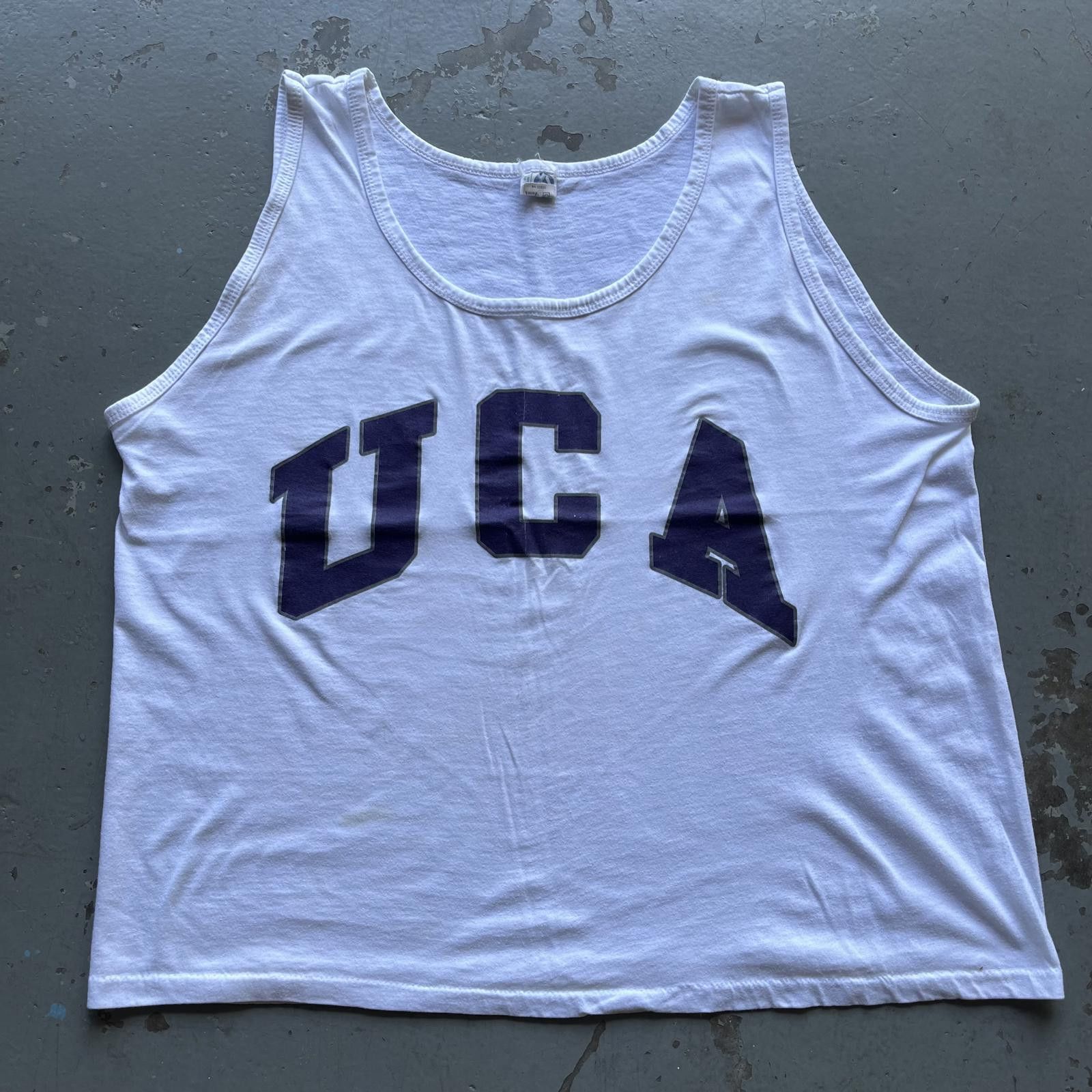 Vintage Vintage 80s University Of Central Arkansas UCA Bear Tank Top Size US L / EU 52-54 / 3 - 1 Thumbnail
