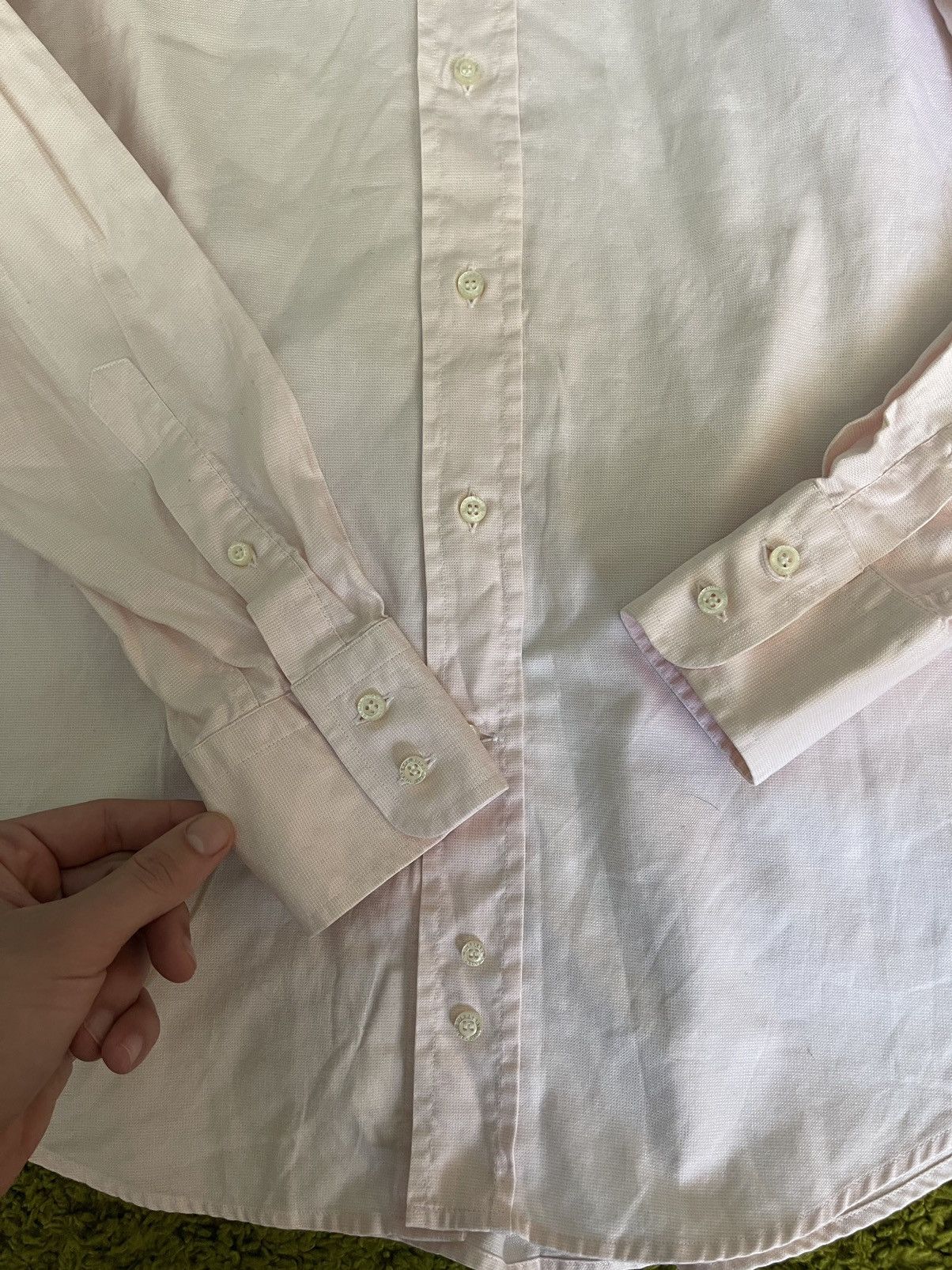 Burberry × Designer Burberry pink Oxford shirt Size US M / EU 48-50 / 2 - 5 Thumbnail