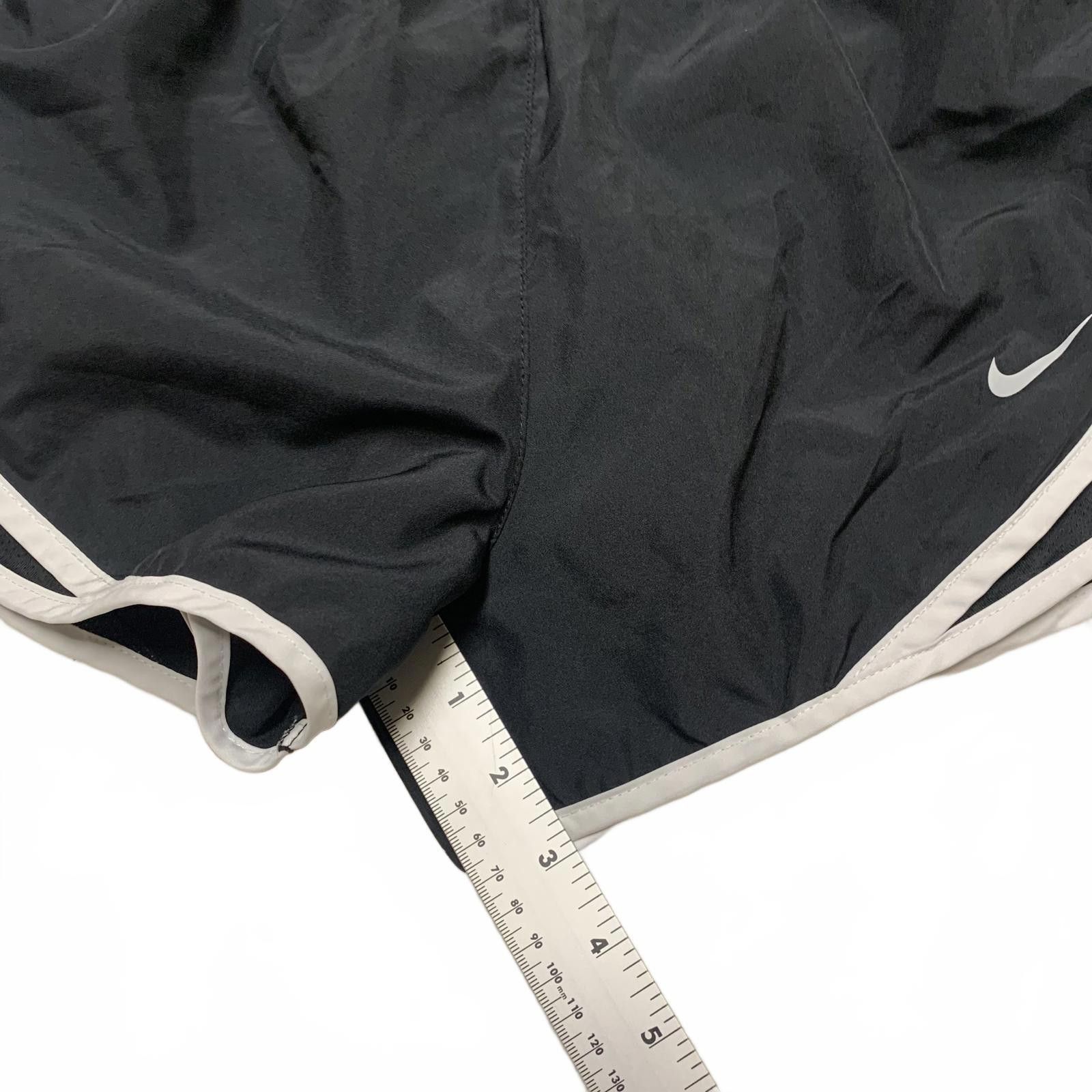 Nike Nike Dri Fit Women's Sz S Running Shorts Black White Size 28" / US 6 / IT 42 - 5 Thumbnail