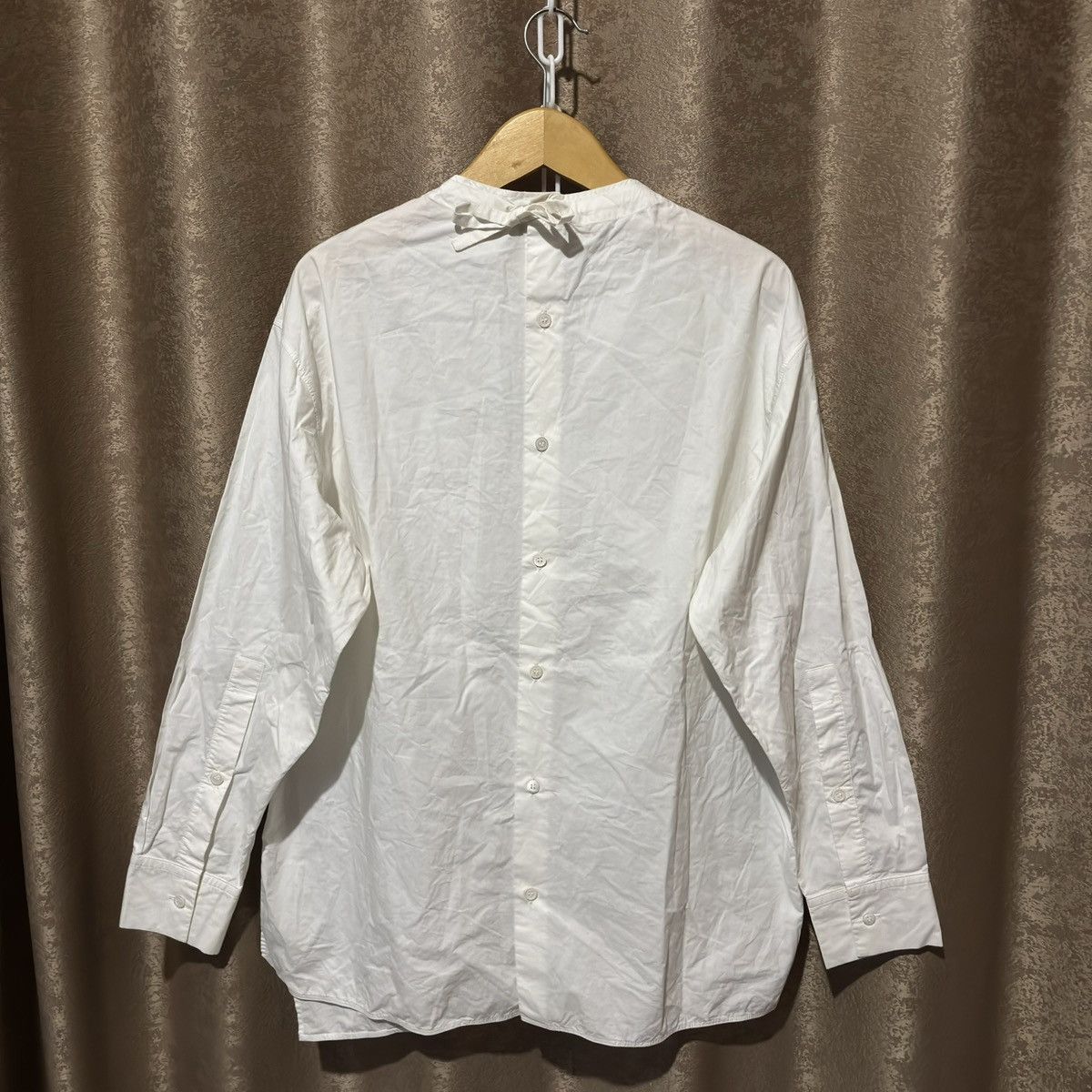 Marni Asymmetric Cotton Shirt Size XS / US 0-2 / IT 36-38 - 5 Thumbnail
