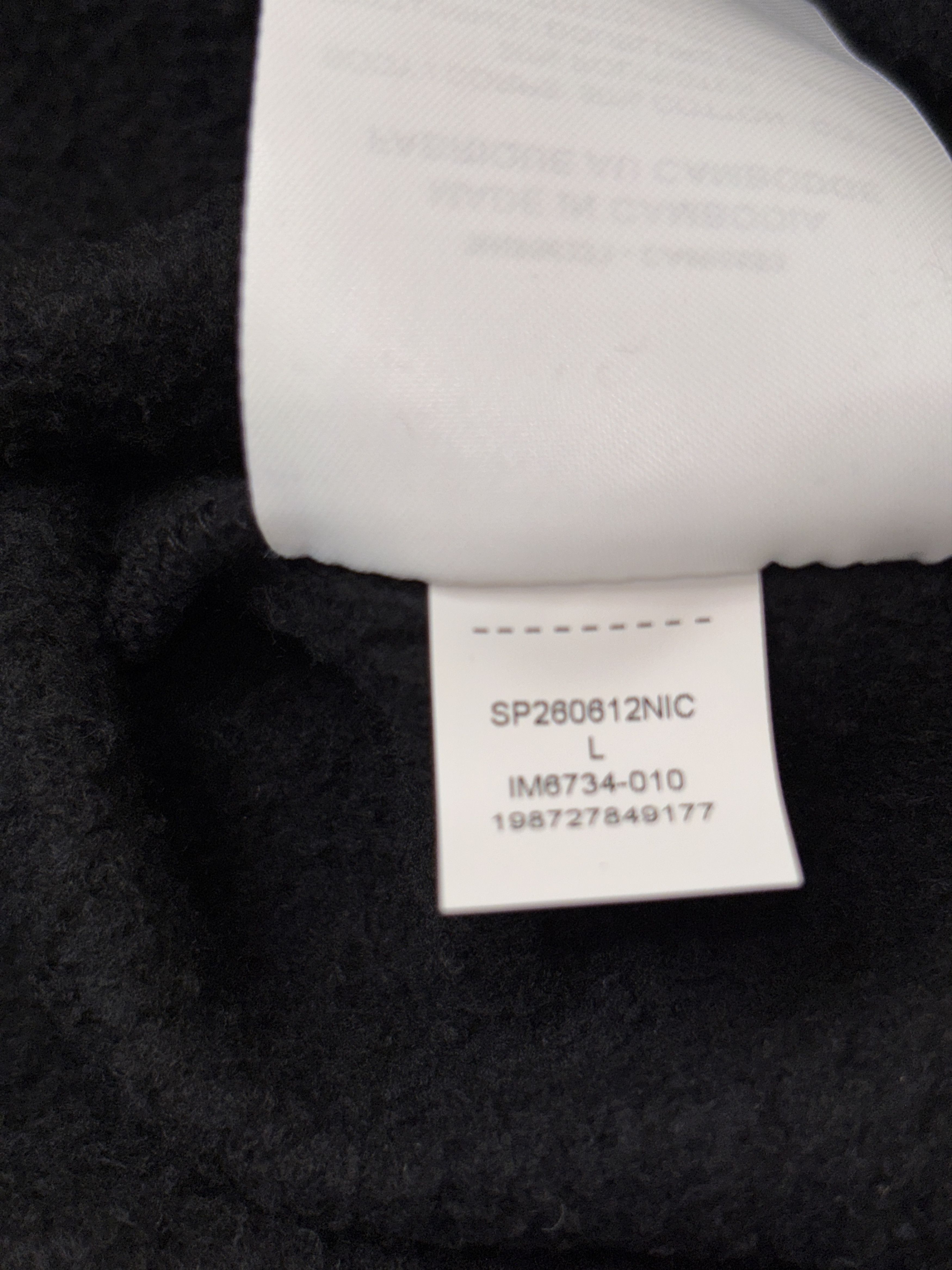 Levi's × Nike Nike Jordan x Levi's Full Zip Hoodie Black Large IM6734-010 Size US L / EU 52-54 / 3 - 11 Thumbnail