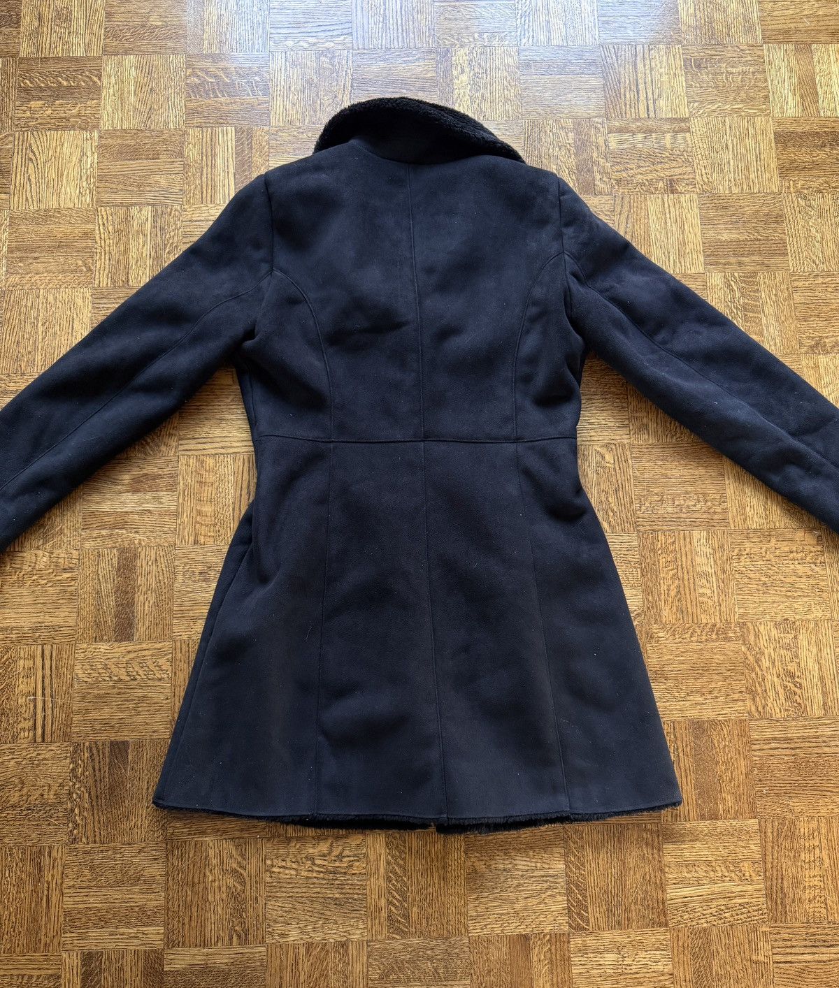 Sonoma Vintage Y2K Sonoma Faux Suede Overcoat Size M / US 6-8 / IT 42-44 - 6 Thumbnail