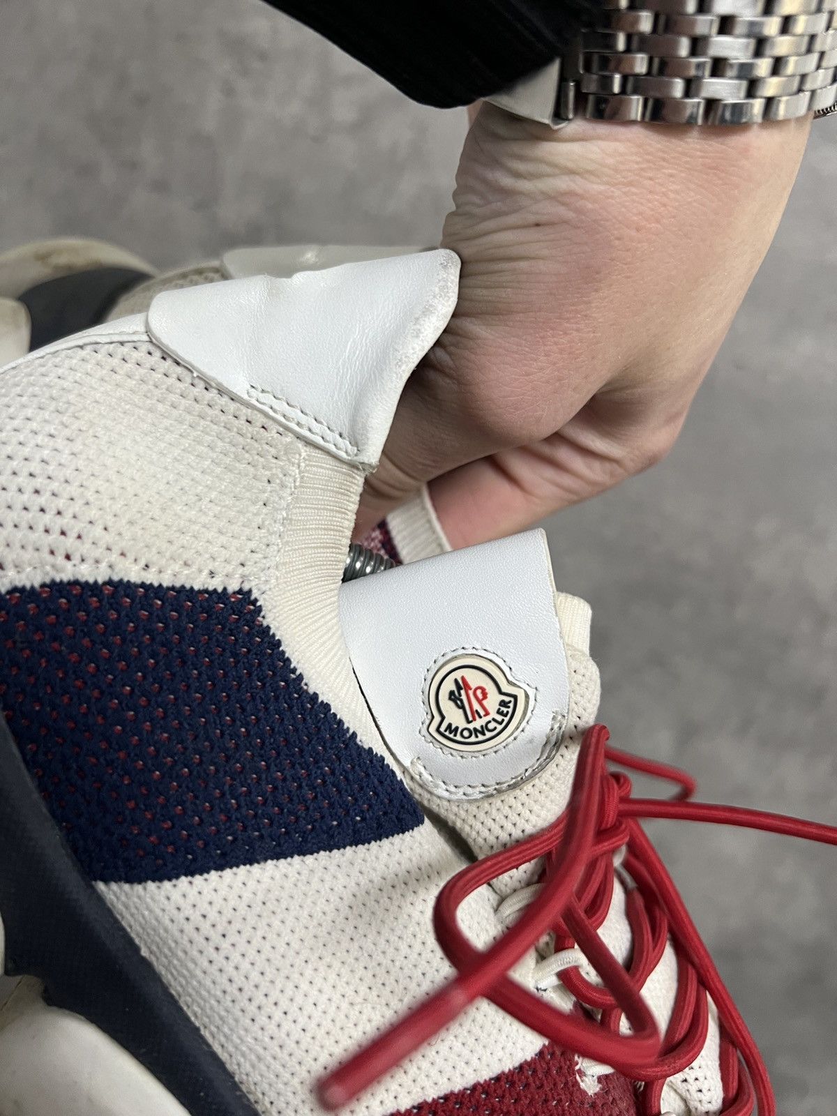 Moncler Moncler White Sneakers Shoes Size US 11 / EU 44 - 5 Thumbnail