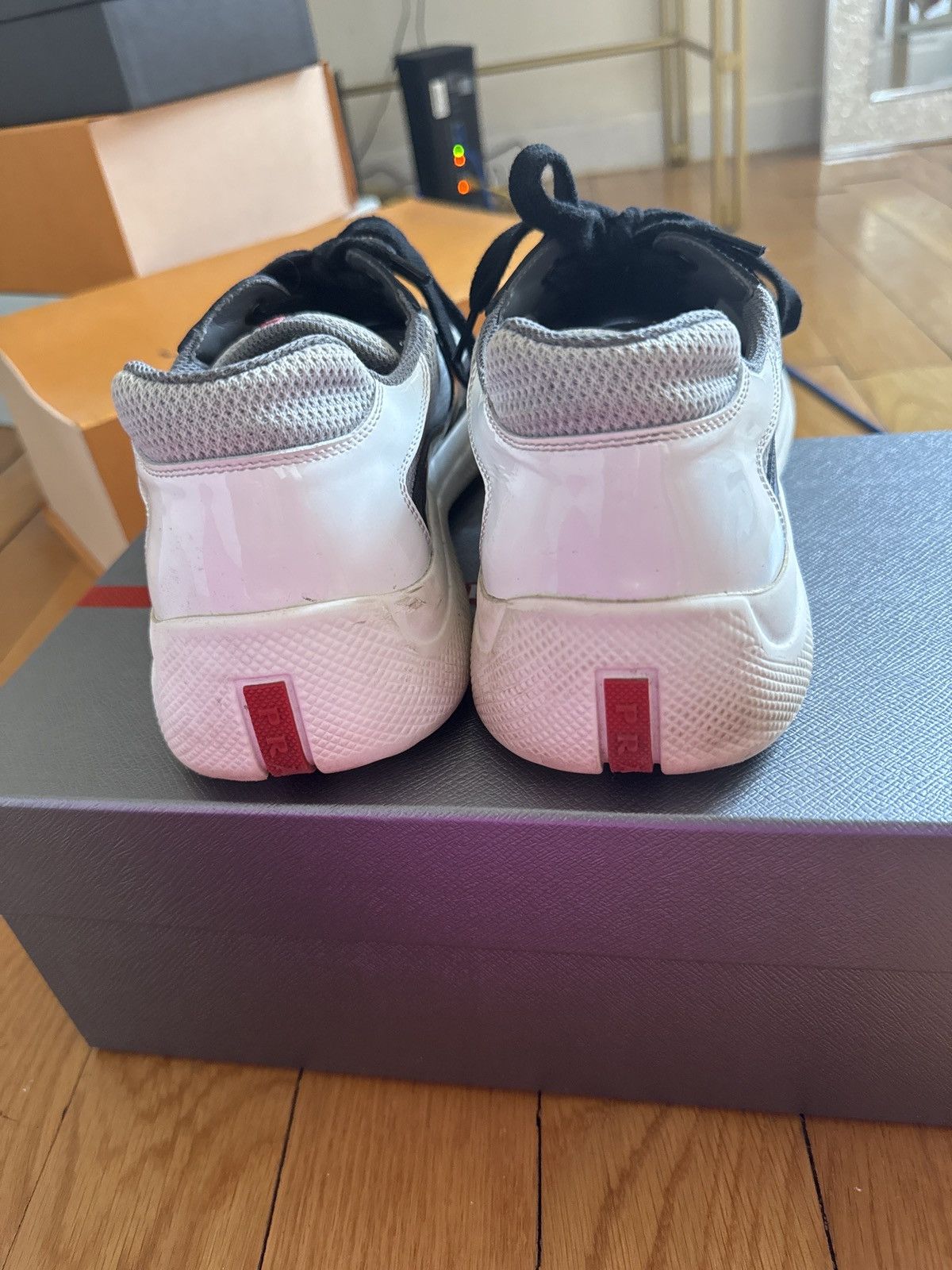 Prada Patent leather prada sneakers Size US 7 / EU 40 - 4 Thumbnail