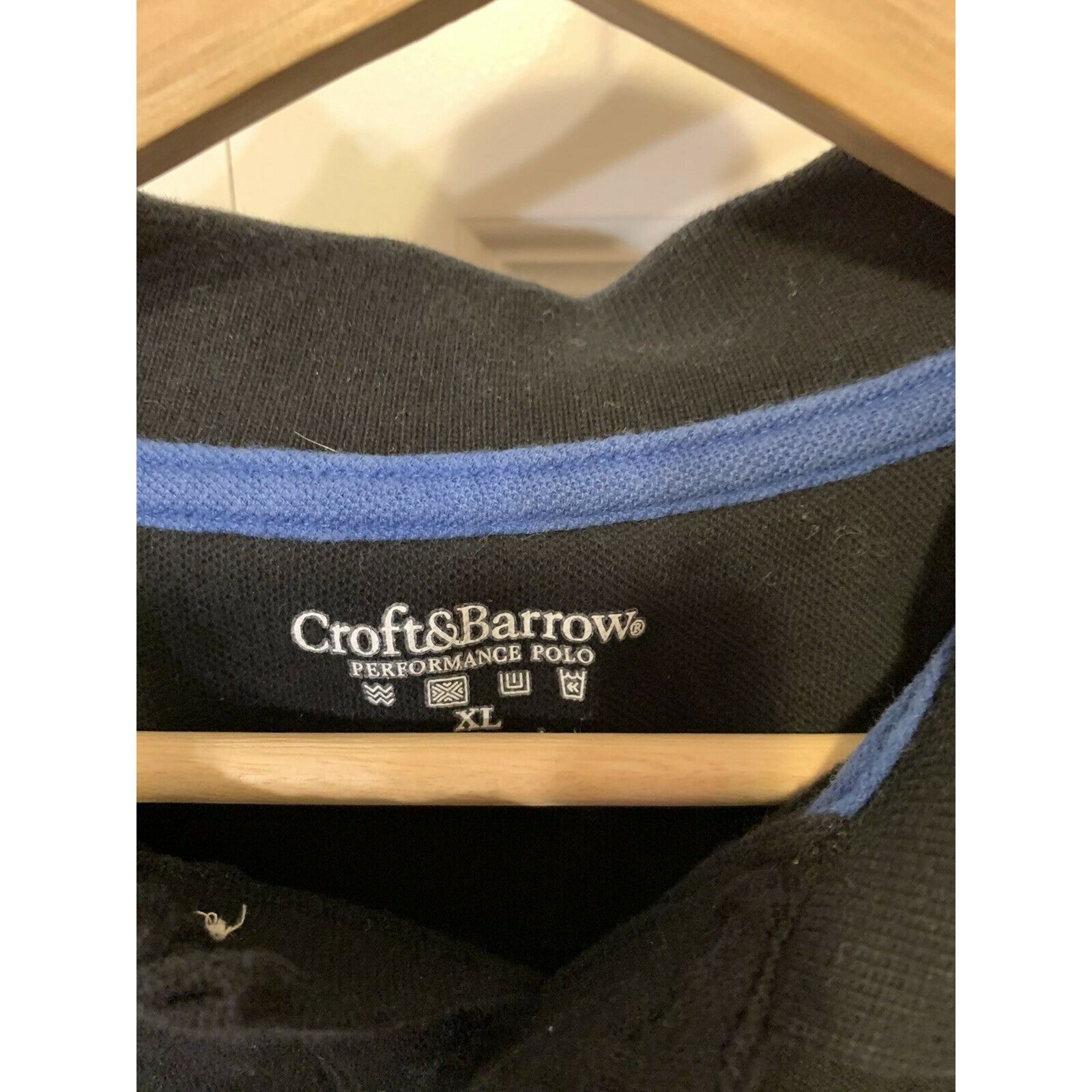Croft & Barrow Croft and Barrow Performance Polo Sz XL Black Faded Size US XL / EU 56 / 4 - 2 Thumbnail