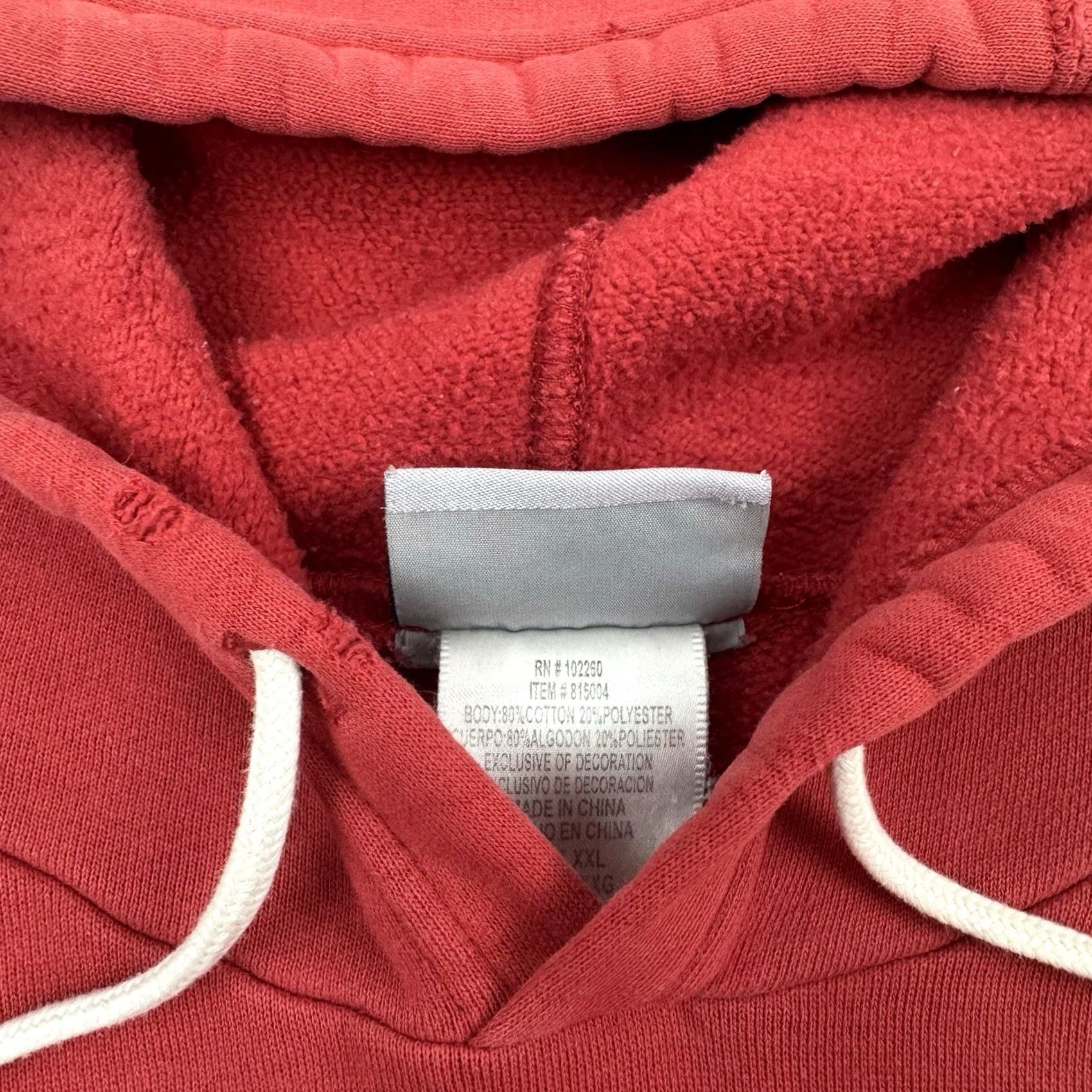Reebok VINTAGE Reebok Hoodie Mens 2XL Red Embroidered 90s Y2K Hipster Swestshirt Pullover Size US XXL / EU 58 / 5 - 6 Thumbnail