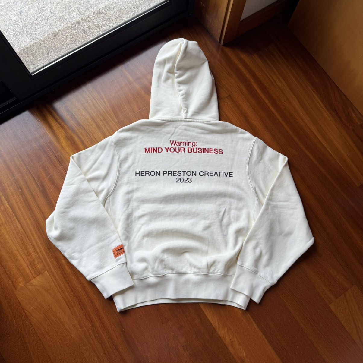 Heron Preston Heron Preston security boxy fit hoodie size M Size US M / EU 48-50 / 2 - 3 Thumbnail