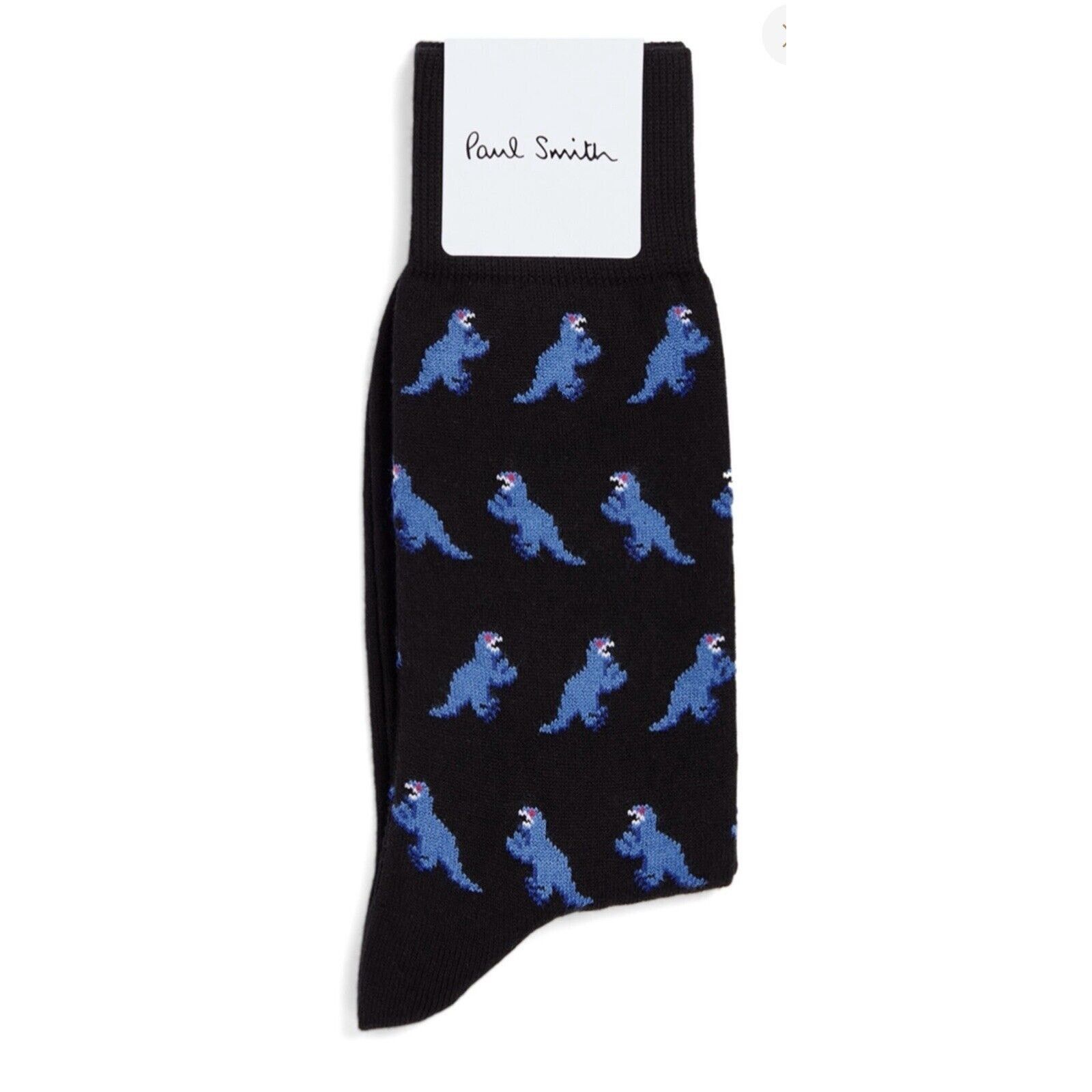 Paul Smith NWT $35 Paul Smith Dinosaur jacquard socks made in Italy. Size ONE SIZE - 2 Thumbnail